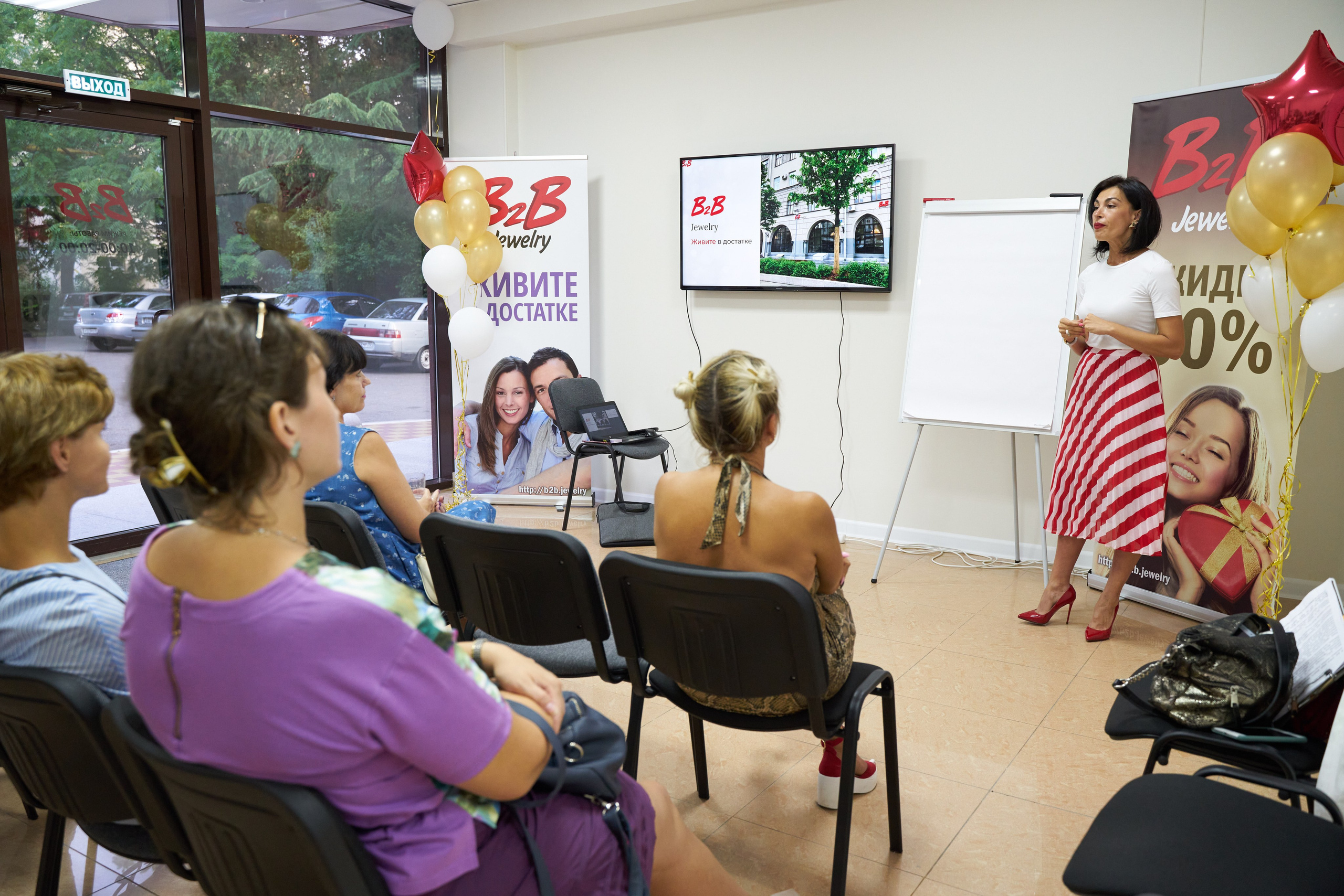 Открытие ювелирного салона B2B. Фото и видео съемка в Сочи Адлере Красной поляне