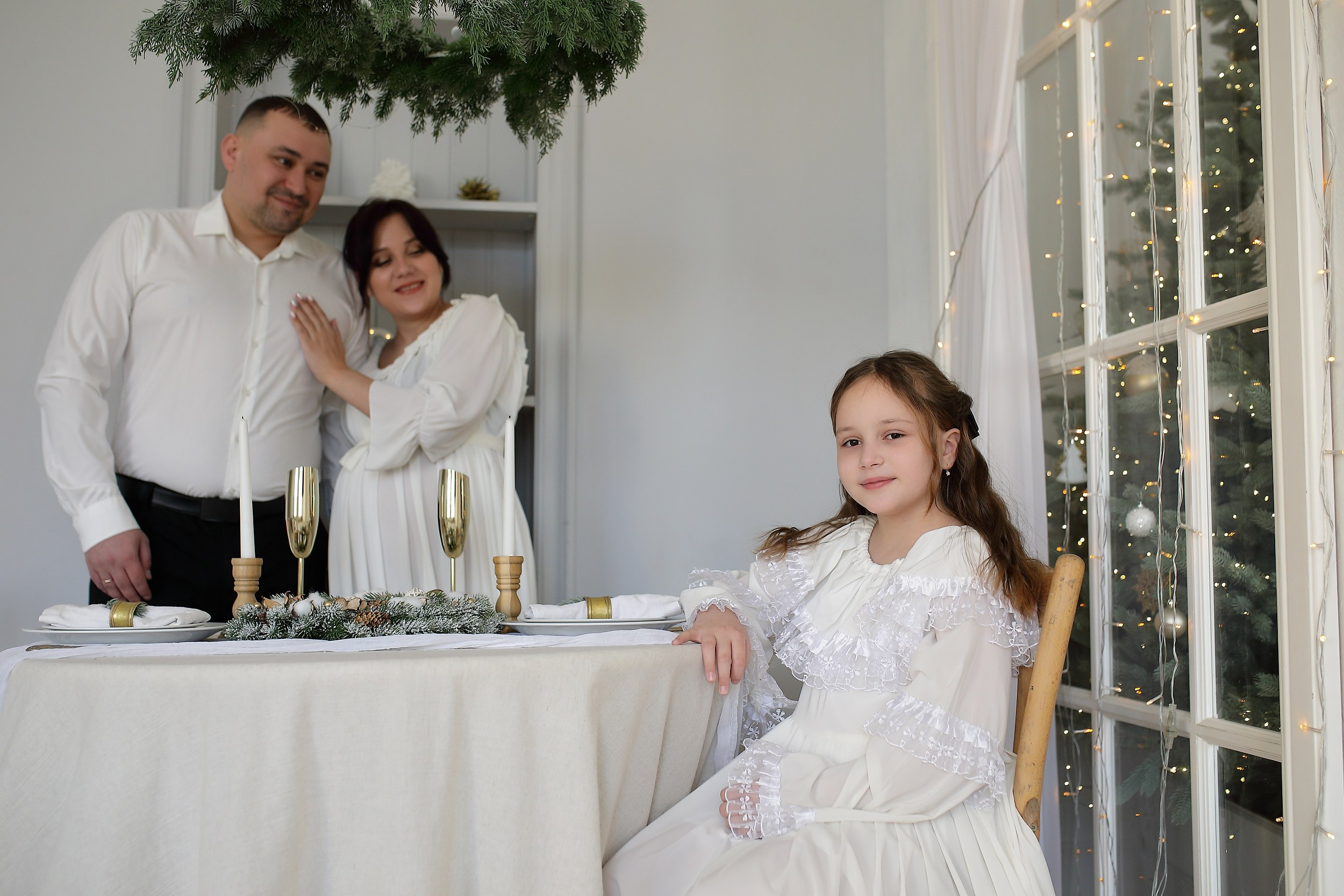 Семейная новогодняя фотосессия. Свадебный и семейный фотограф и видеограф в Екатеринбурге Полянские Тимур и Анастасия
