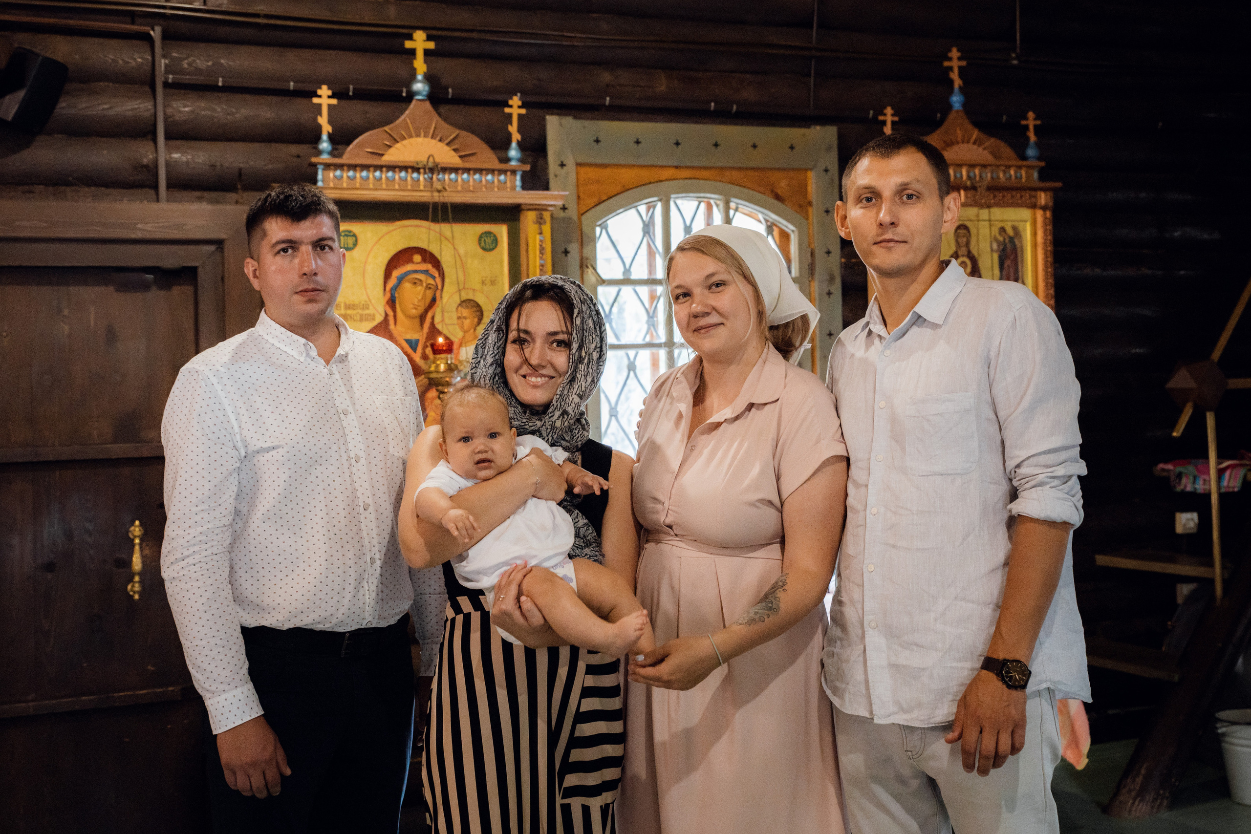 Таинство Крещения Макара. Семьи, портреты, школьные съемки. Фотограф Лагутина Елена. Москва