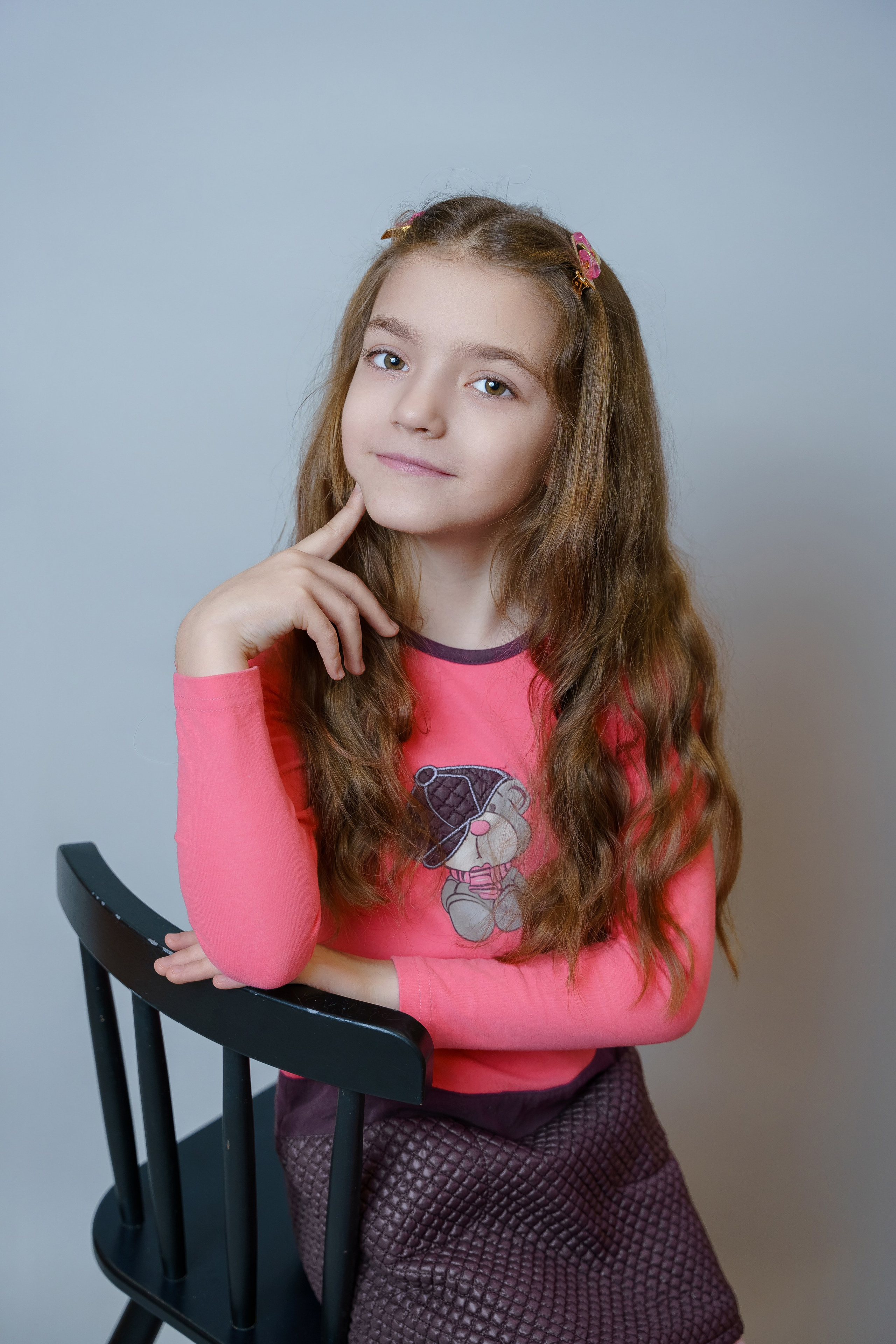 Студийная съемка в саду