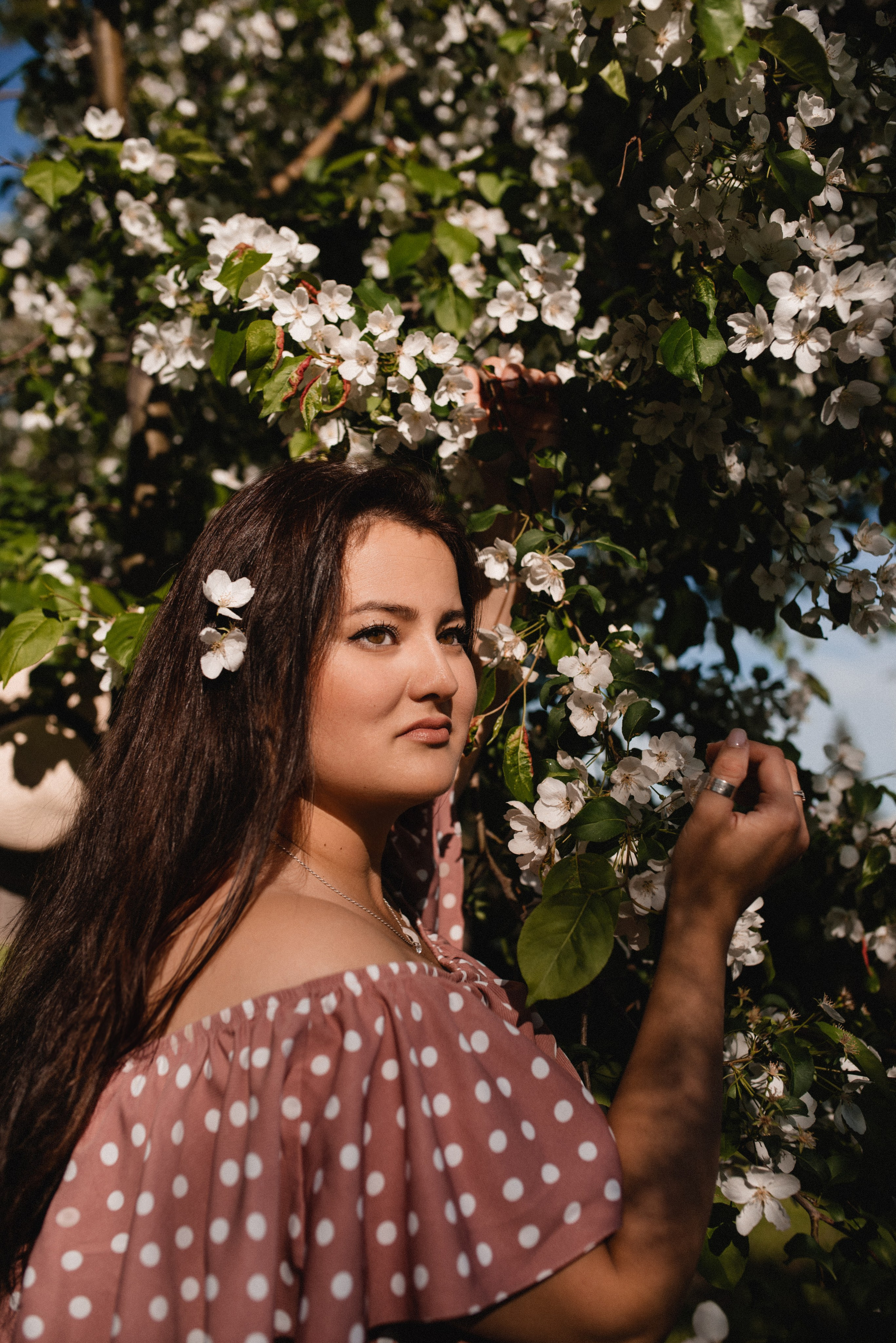 Весенняя фотосессия для девушки. Фотограф в Новосибирске Анастасия Курто