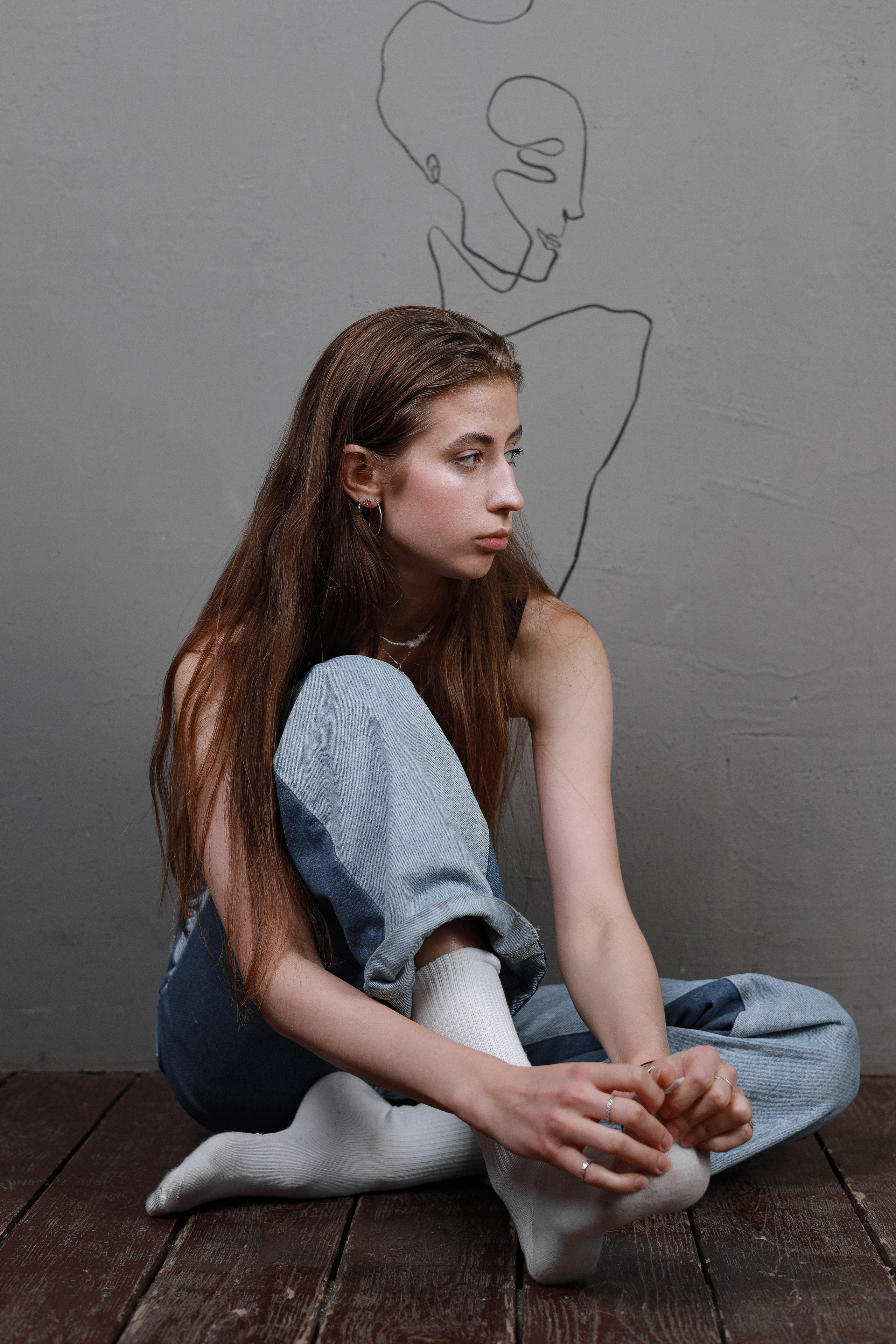 Студийная съемка актрисы. Евгения Волошина Фотограф Москва / Белгород