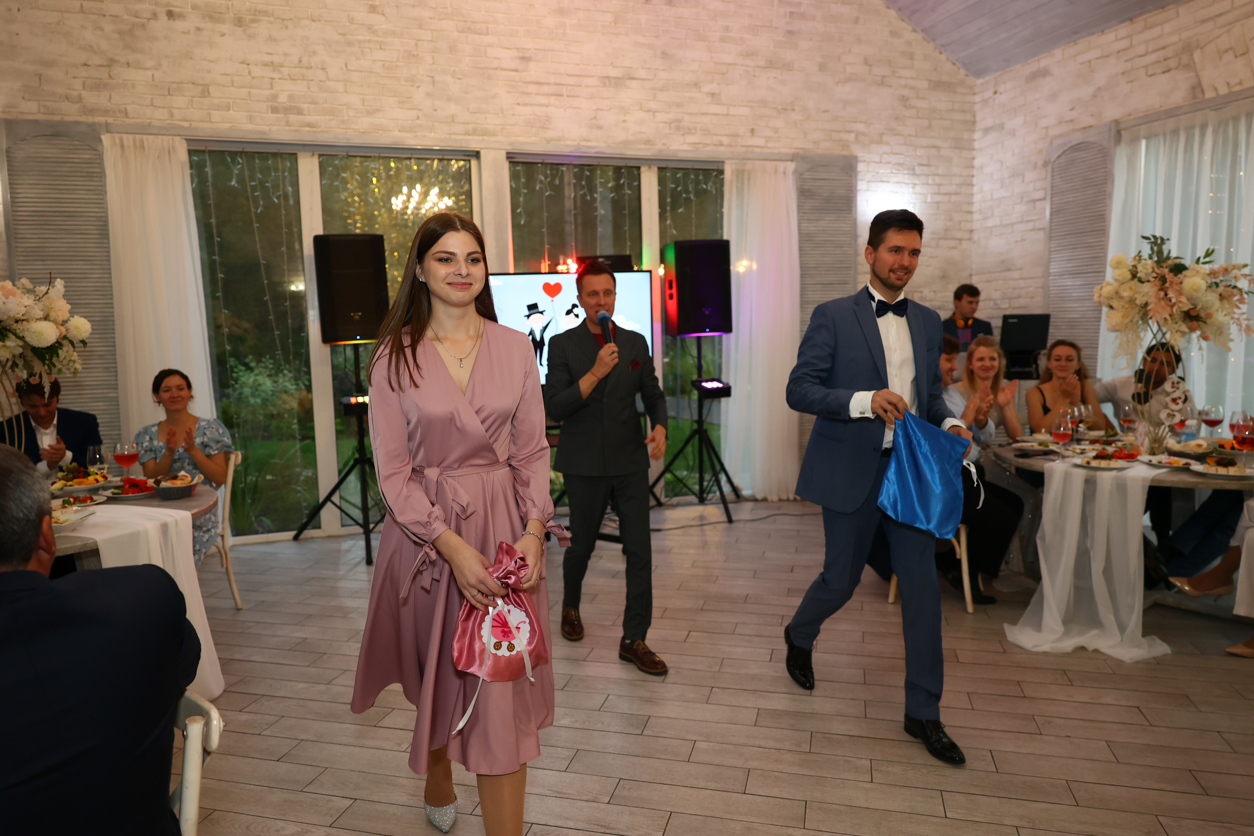 Марина и Дима. Ведущий на свадьбу в Москве Зубков Алексей