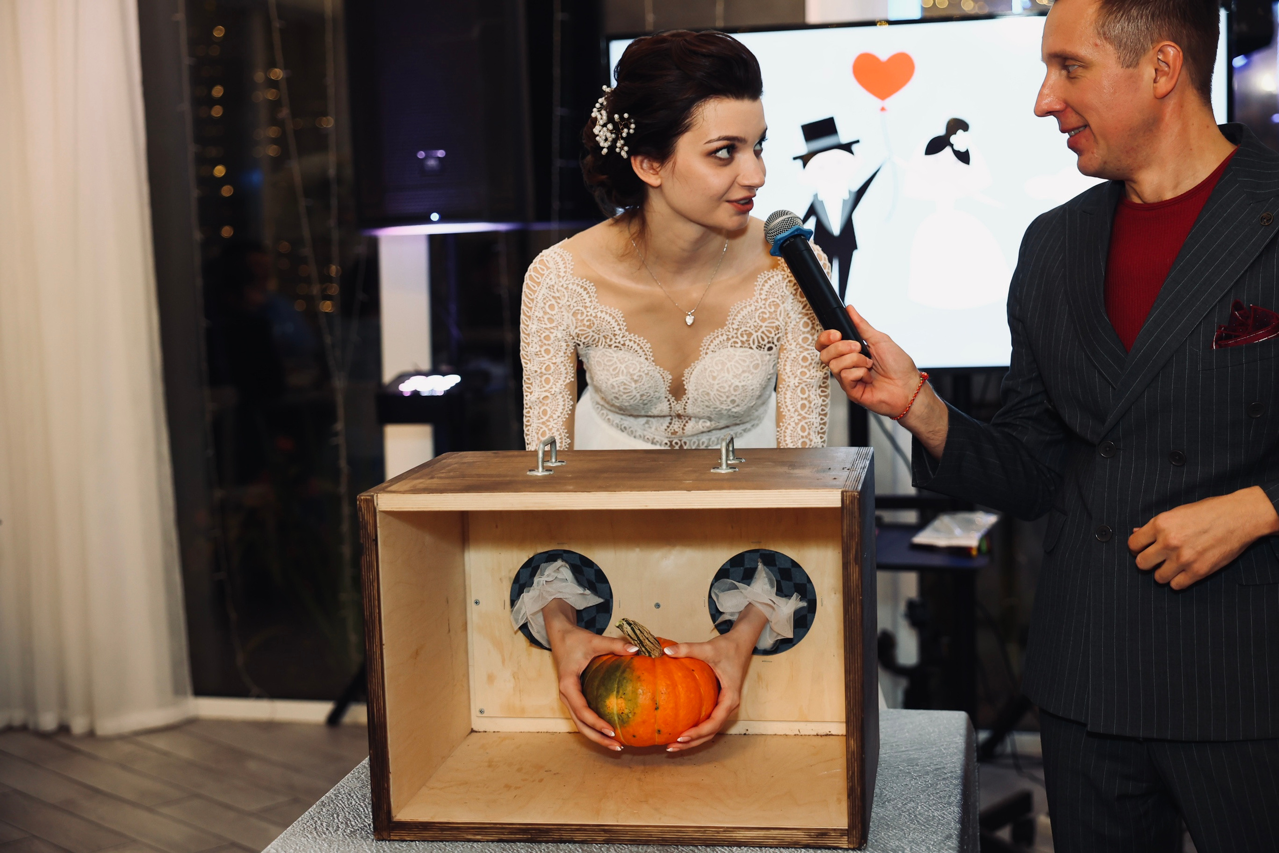 Марина и Дима. Ведущий на свадьбу в Москве Зубков Алексей