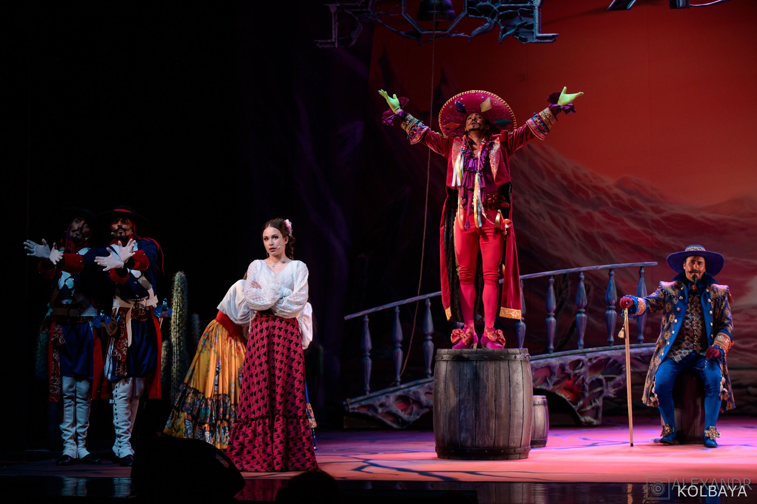 Мюзикл Зорро. Концертный и театральный репортажный фотограф в Москве Александр Колбая