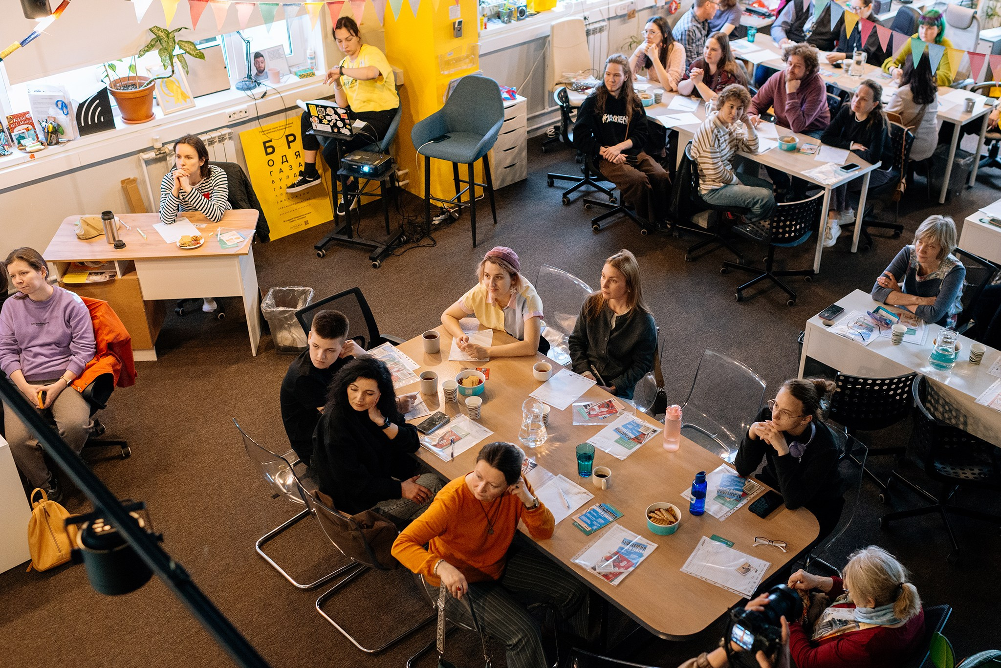 Тотальный диктант в Ночлежке. Апрель 26. Репортажный фотограф в Санкт-Петербурге Анастасия Клёпова