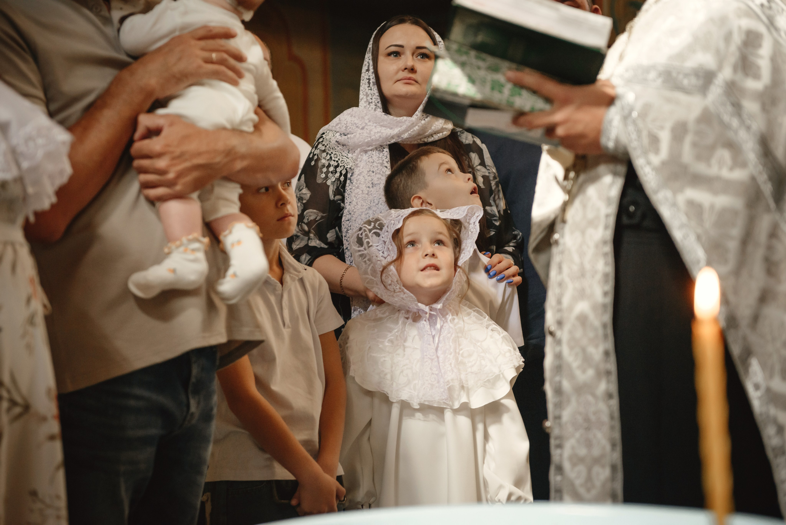 Таинство Крещения. Фотограф новорожденных в Ростове-на-Дону