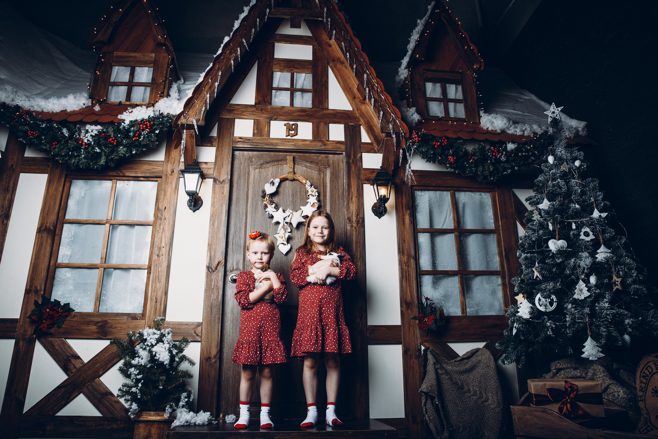 Новогодняя семейная фотосессия минск недорого