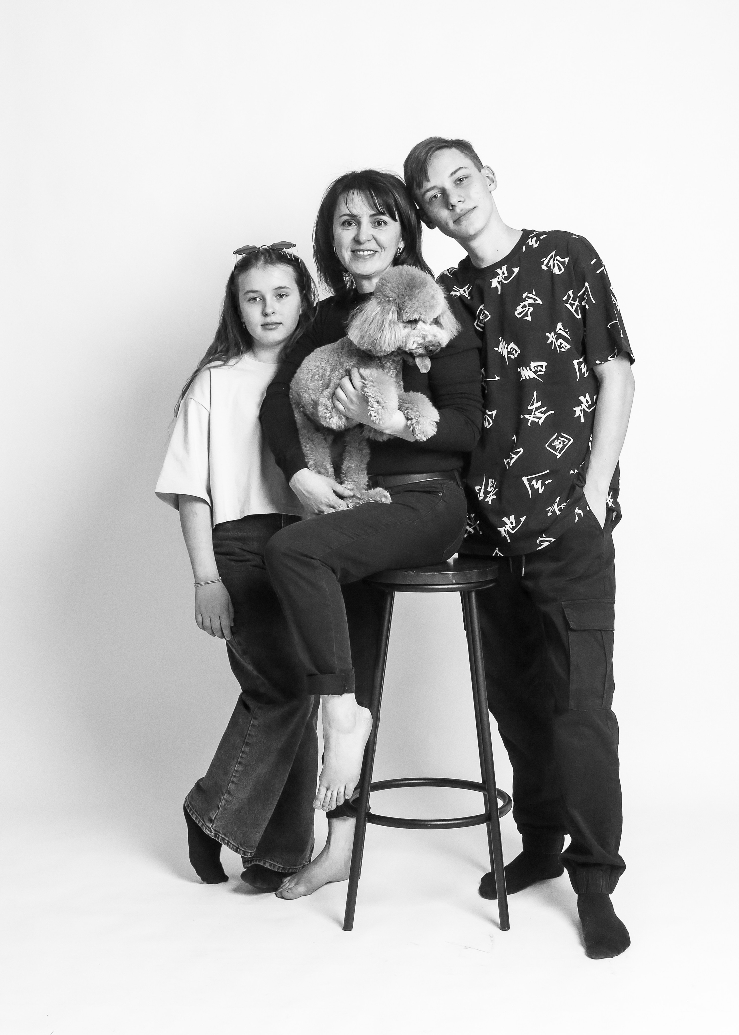 Собака тоже член семьи. Фотостудия Автопортретная № 2 в Ижевске