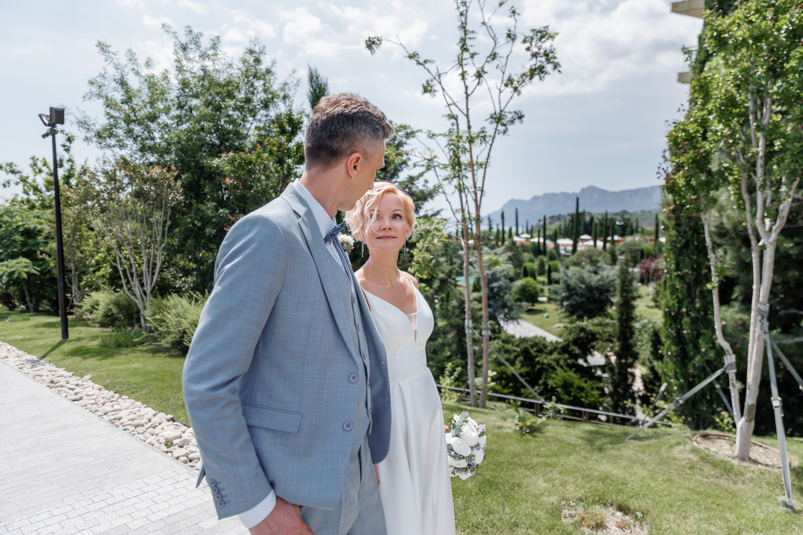 Ялта и Винный парк. Анонс свадьбы Дмитрия и Анны. Свадебный фотограф в Крыму и Севастополе Ольга Баскакова