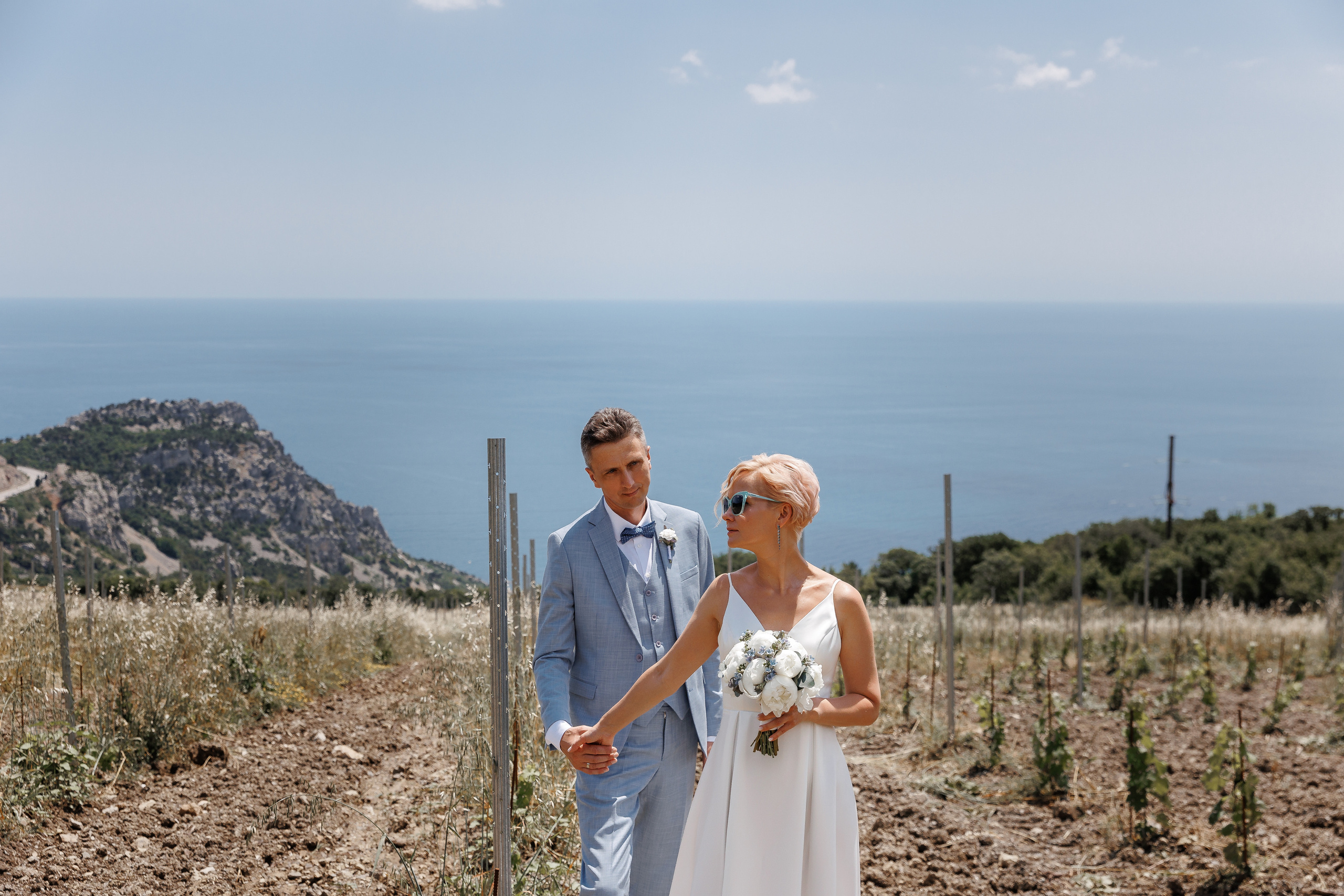 Ялта и Винный парк. Анонс свадьбы Дмитрия и Анны. Свадебный фотограф в Крыму и Севастополе Ольга Баскакова