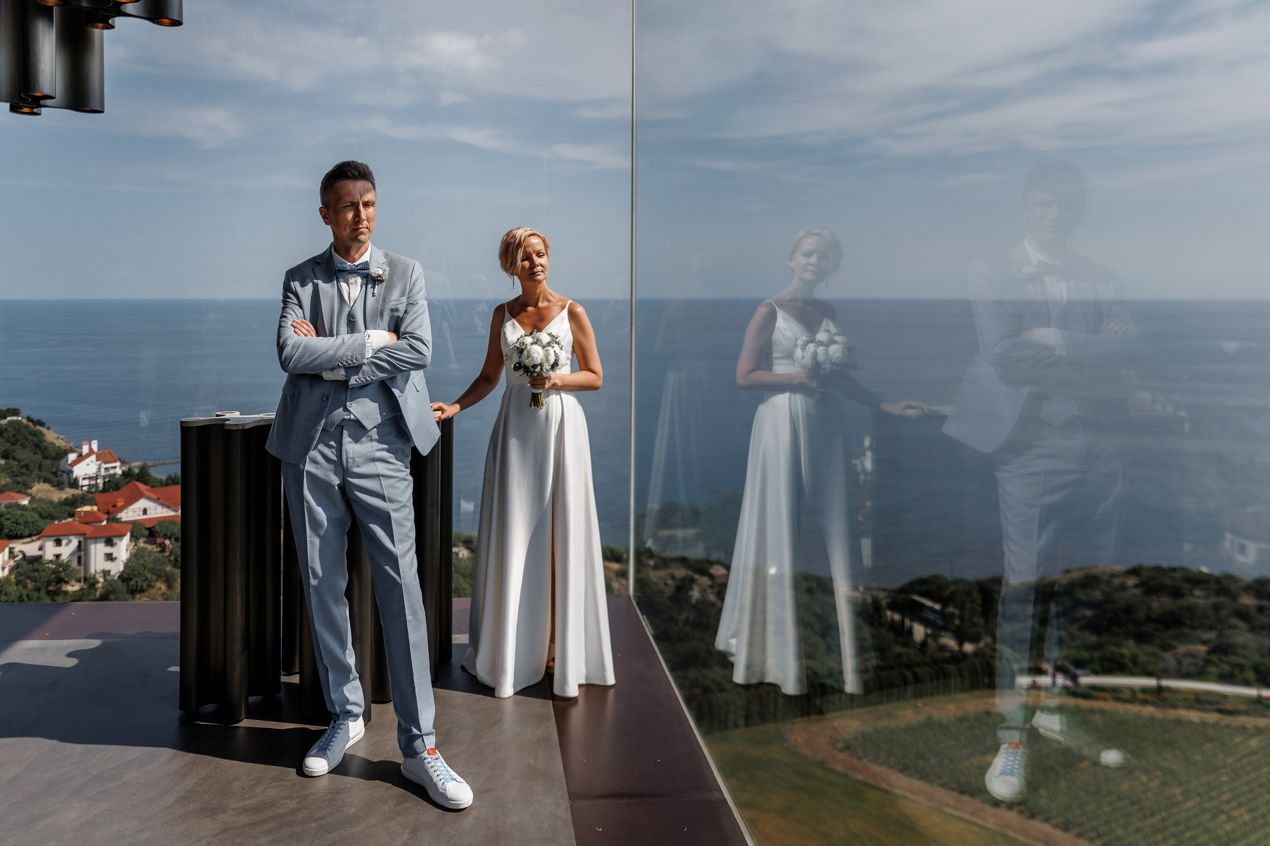 Ялта и Винный парк. Анонс свадьбы Дмитрия и Анны. Свадебный фотограф в Крыму и Севастополе Ольга Баскакова