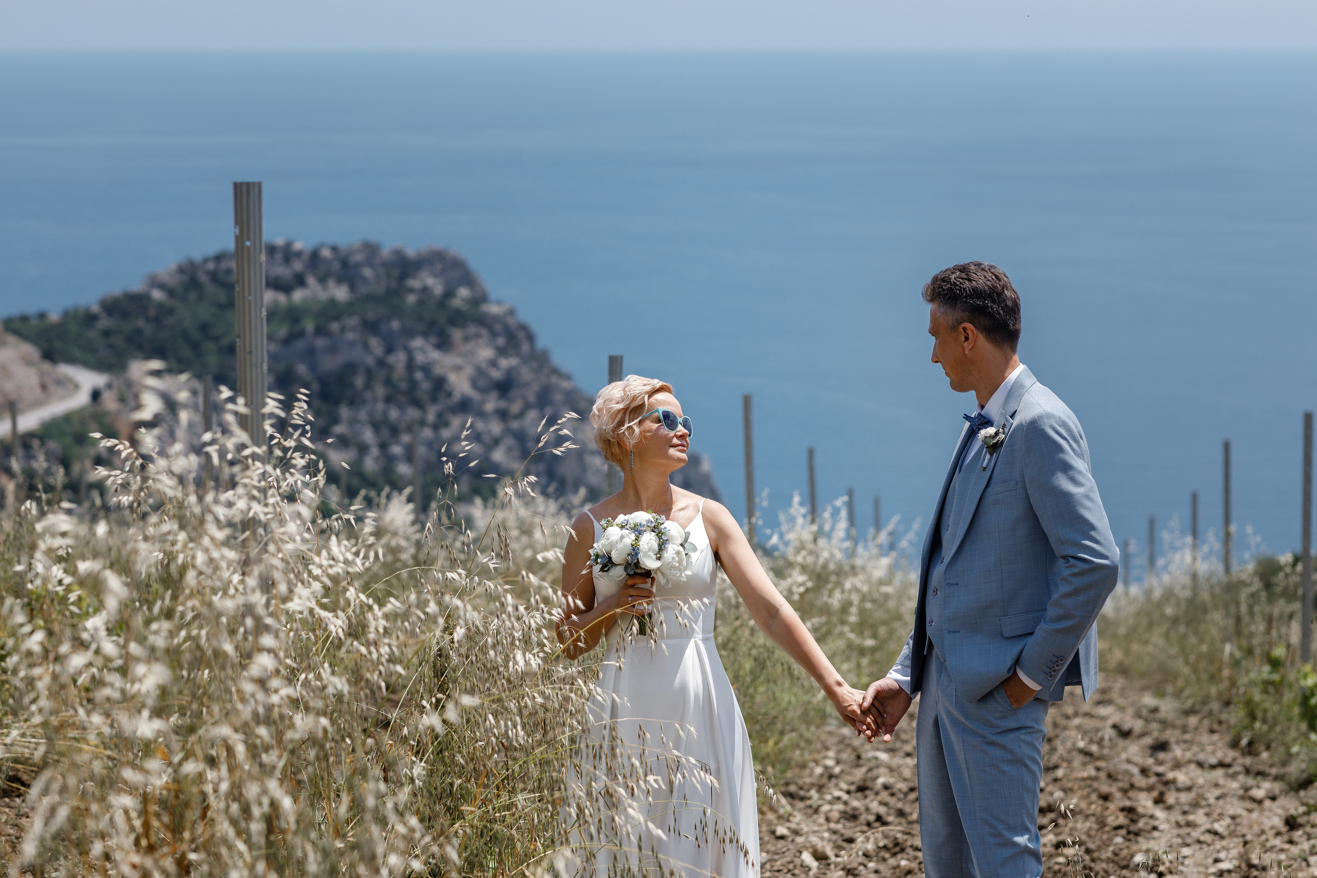 Ялта и Винный парк. Анонс свадьбы Дмитрия и Анны. Свадебный фотограф в Крыму и Севастополе Ольга Баскакова