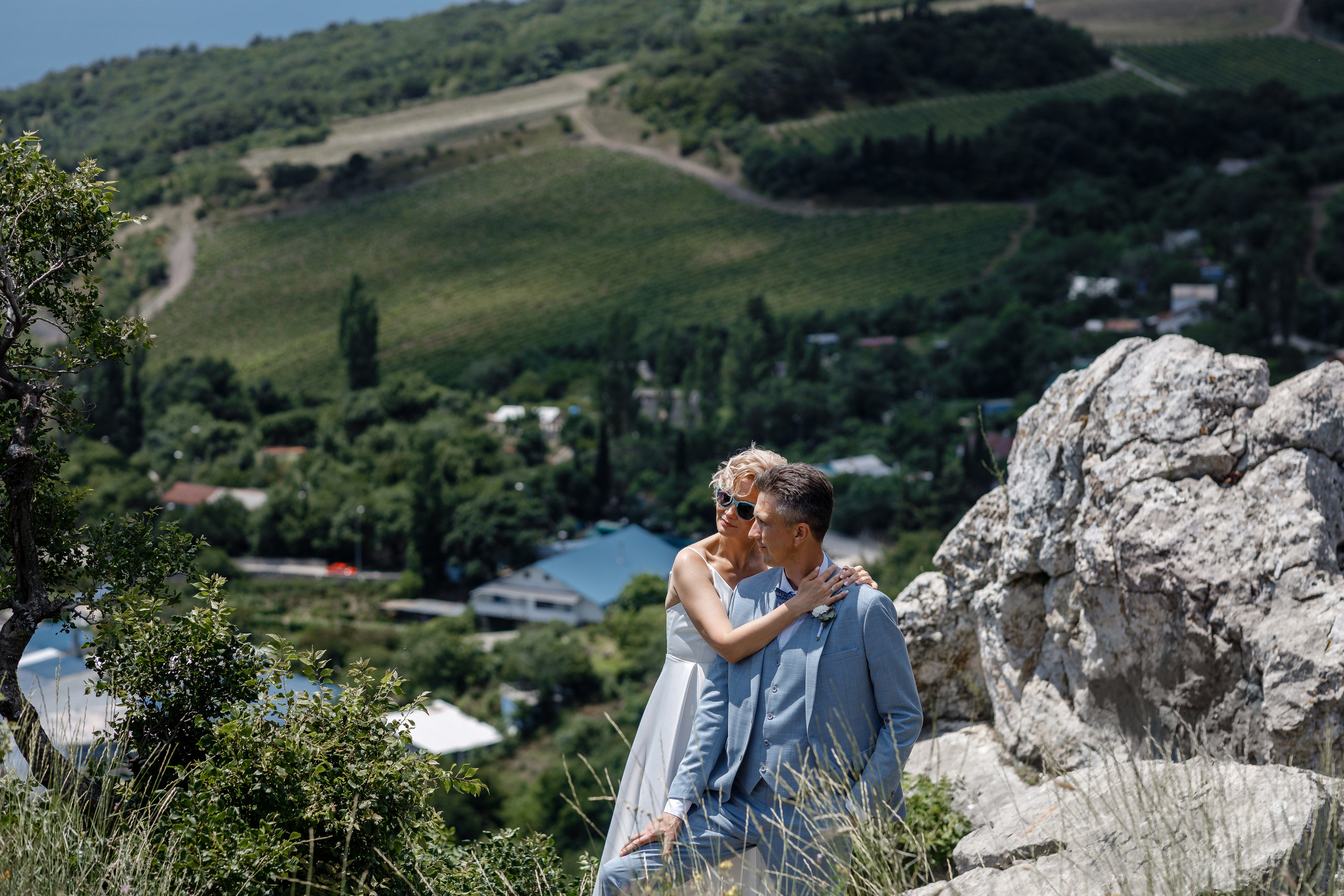 Ялта и Винный парк. Анонс свадьбы Дмитрия и Анны. Свадебный фотограф в Крыму и Севастополе Ольга Баскакова