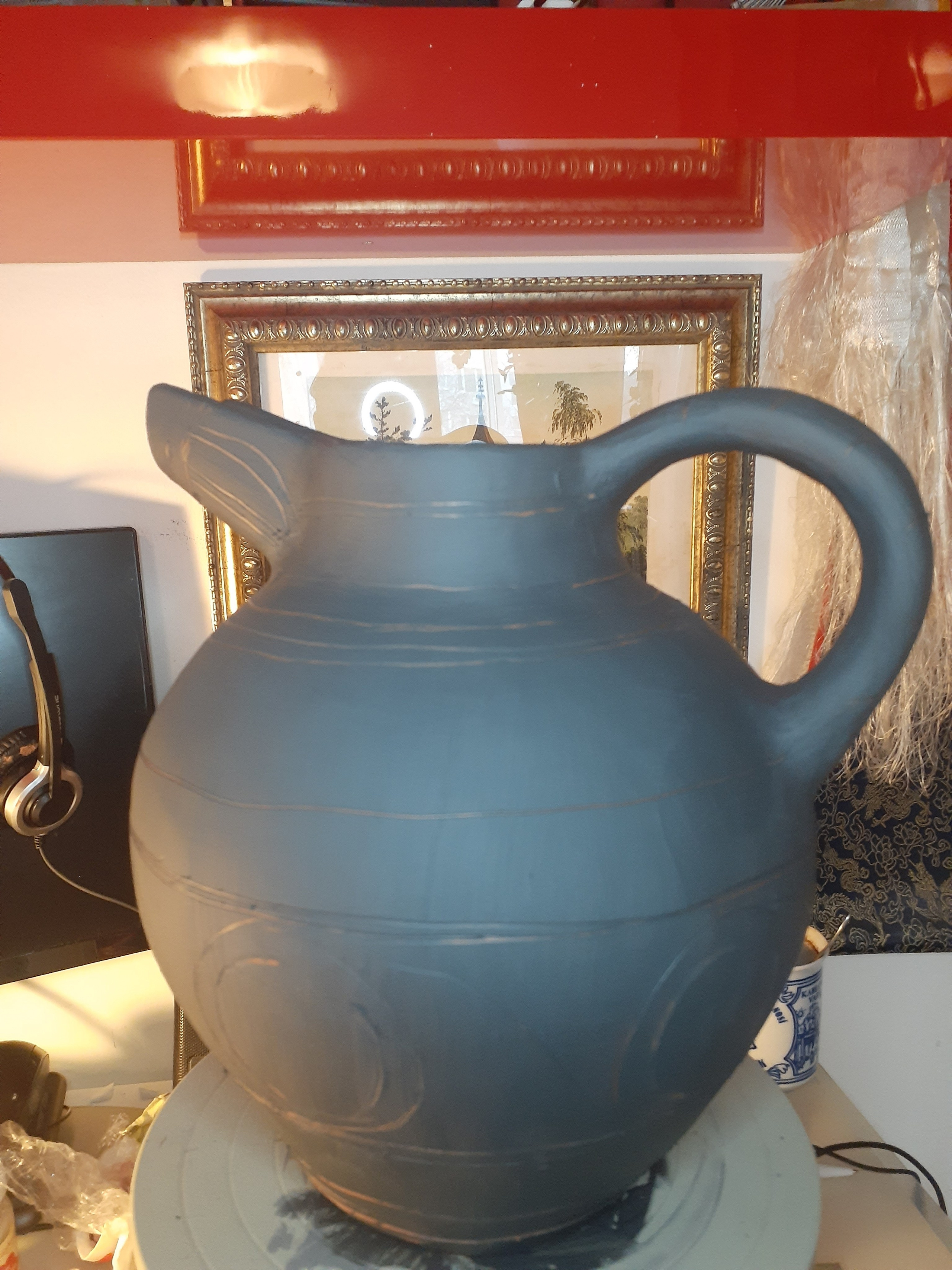 Что остается за кадром, или процесс работы керамиста. Керамика с историей. Елена Рогалёва