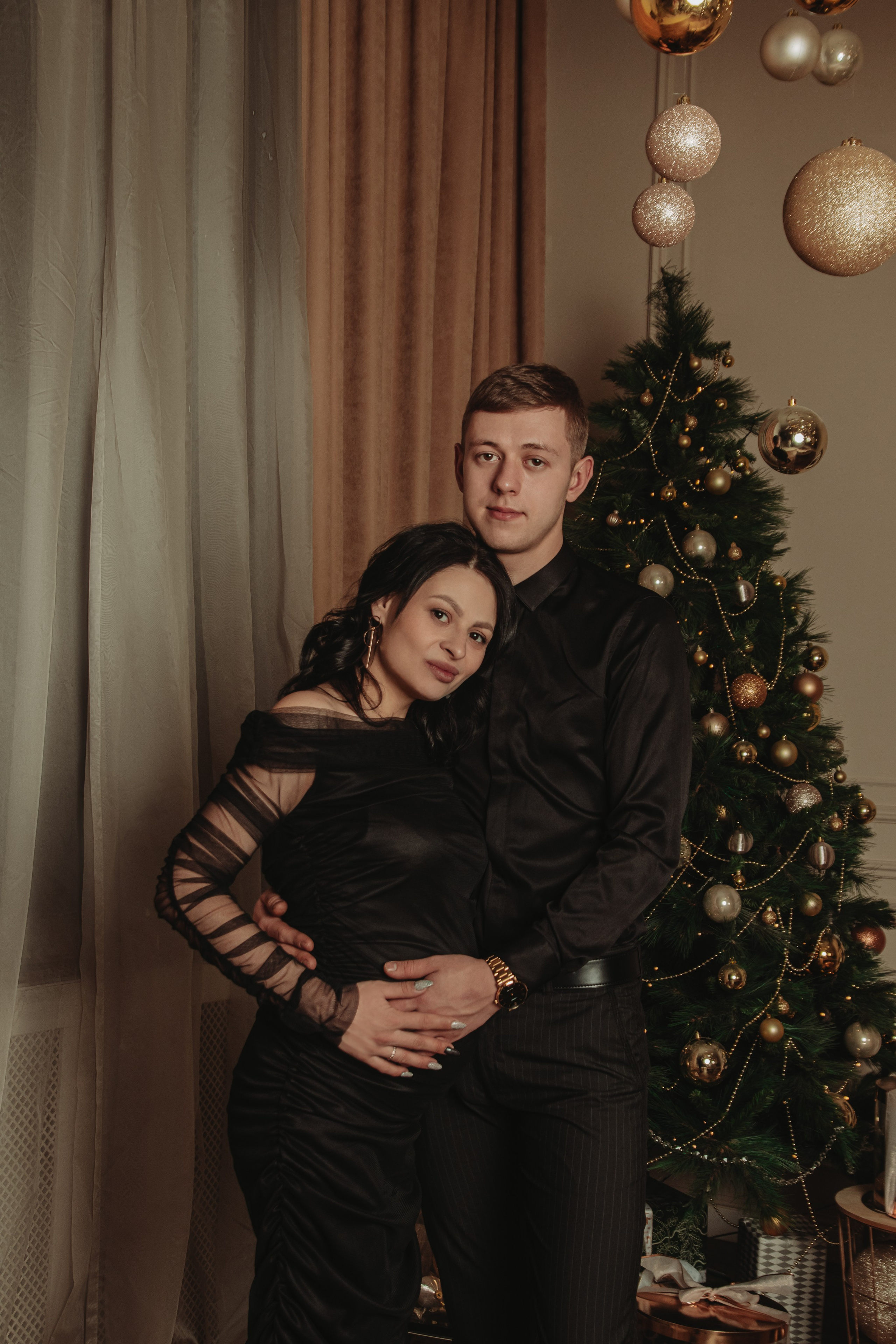 Семейная новогодняя съемка. Фотограф продюсер съемок Йолдыз Плетнева