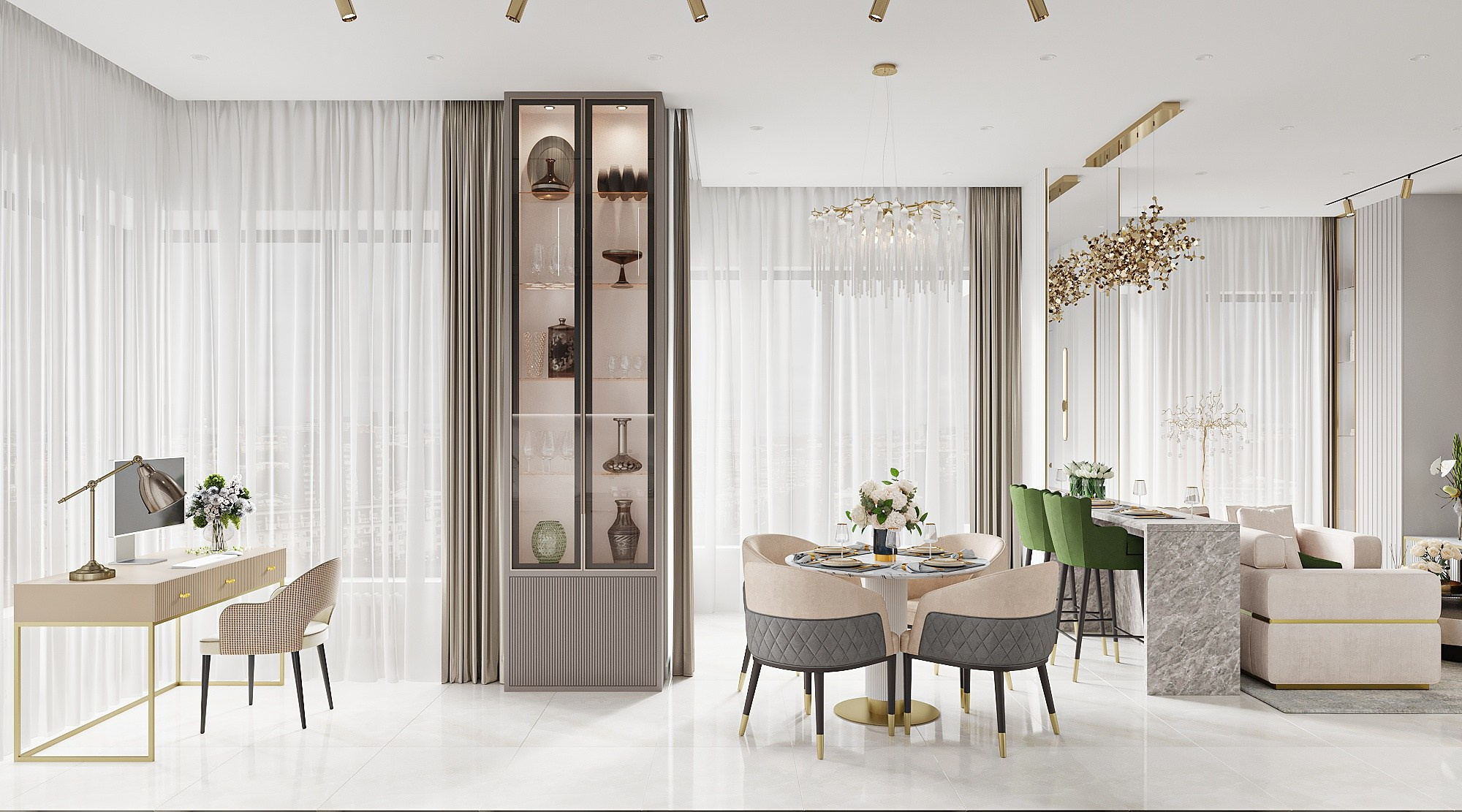 RESIDENCE ZILART, MOSCA. Irina Balykina — Interior 3D Visualisation