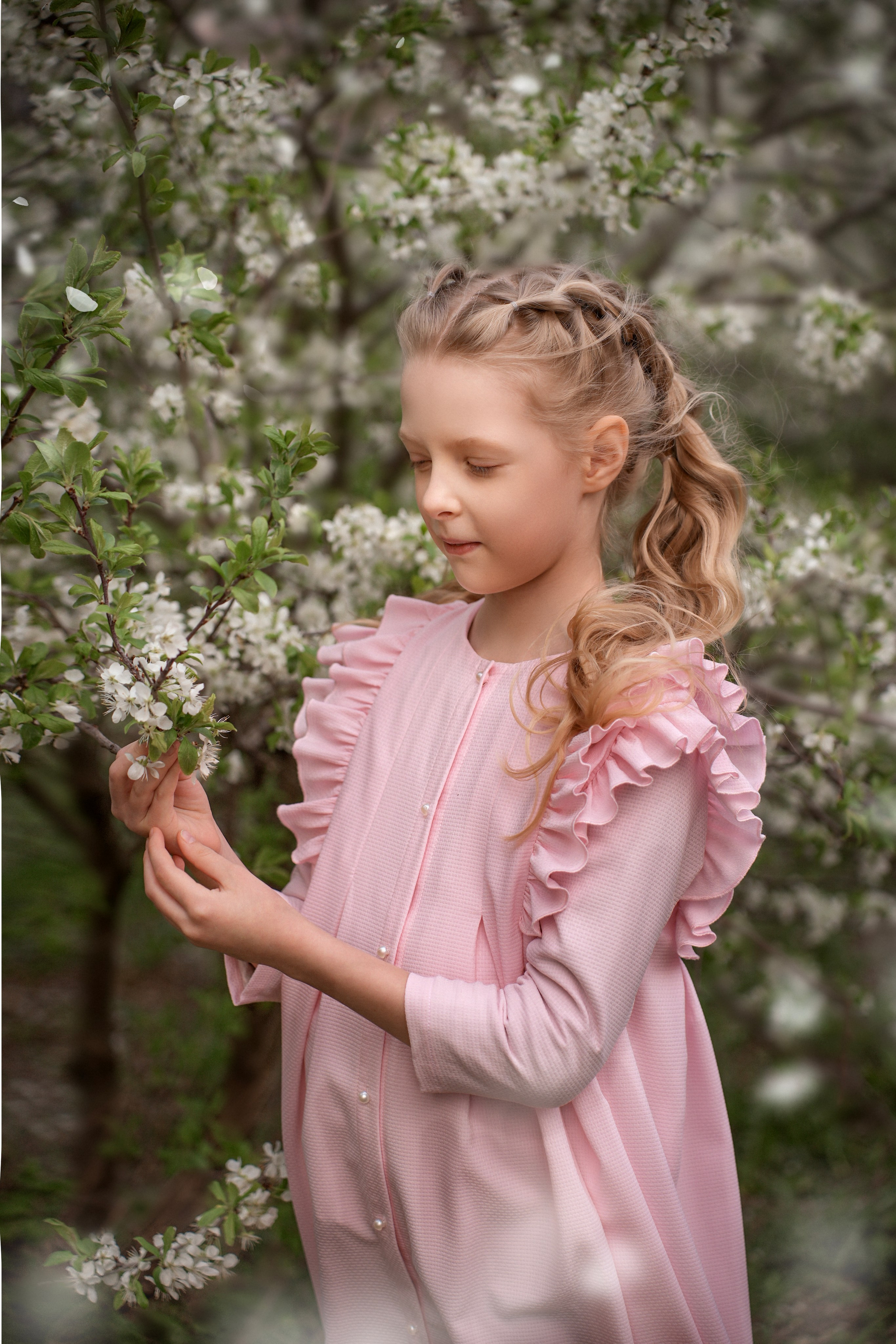 Детский весенний портрет в Красногорске. Фотограф Ольга Чувалдина Москва