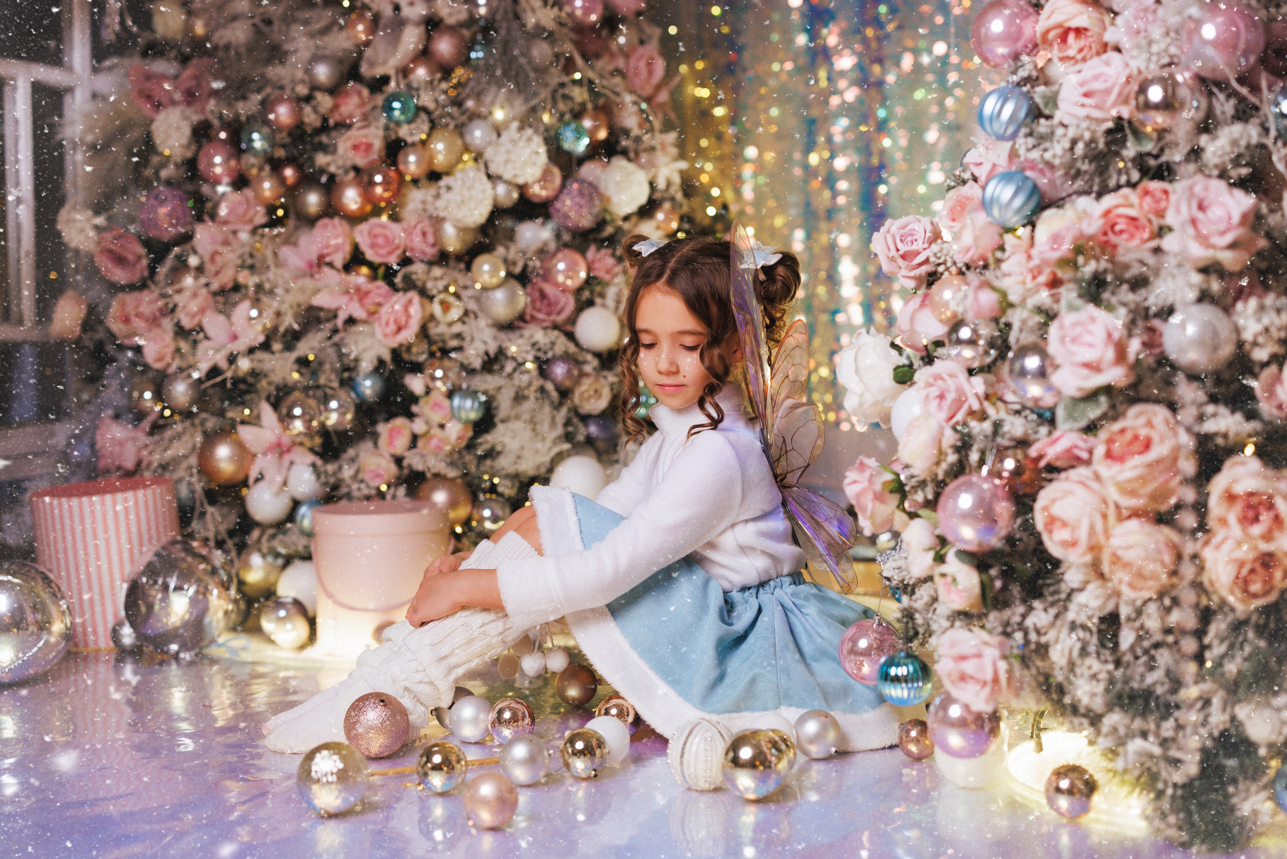 Детская фотосессия «Зимняя Фея», фотостудия «Авторская» в городе Краснодар. Семейный и детский фотограф в Краснодаре Анна Трашкова