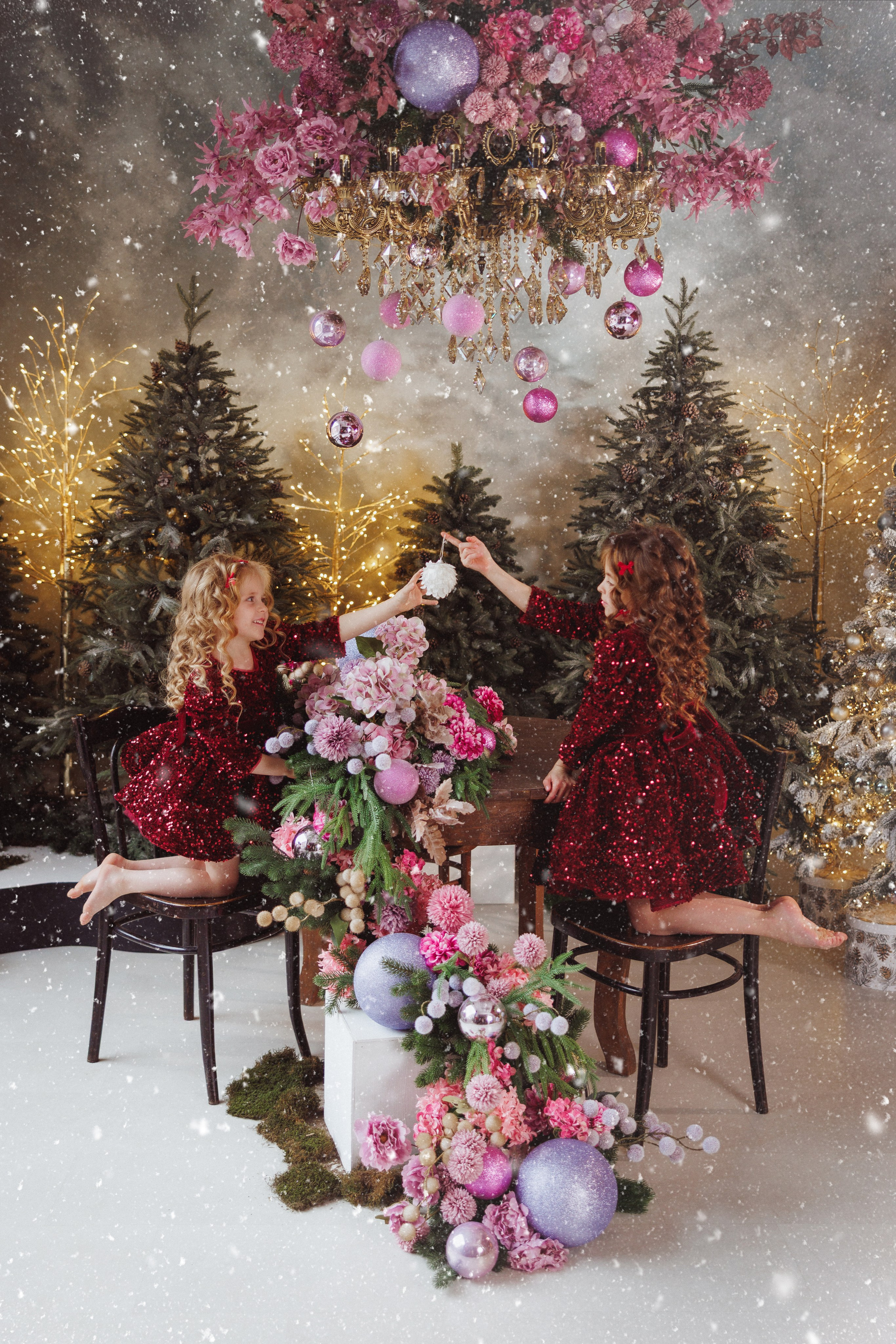 Новогодняя фотосессия в фотостудии «Океан», город Краснодар. Семейный и детский фотограф в Краснодаре Анна Трашкова