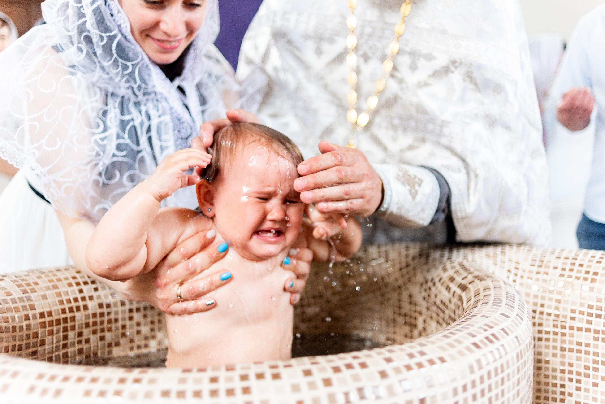 Крещение Ники. Фотограф Юлия Попова