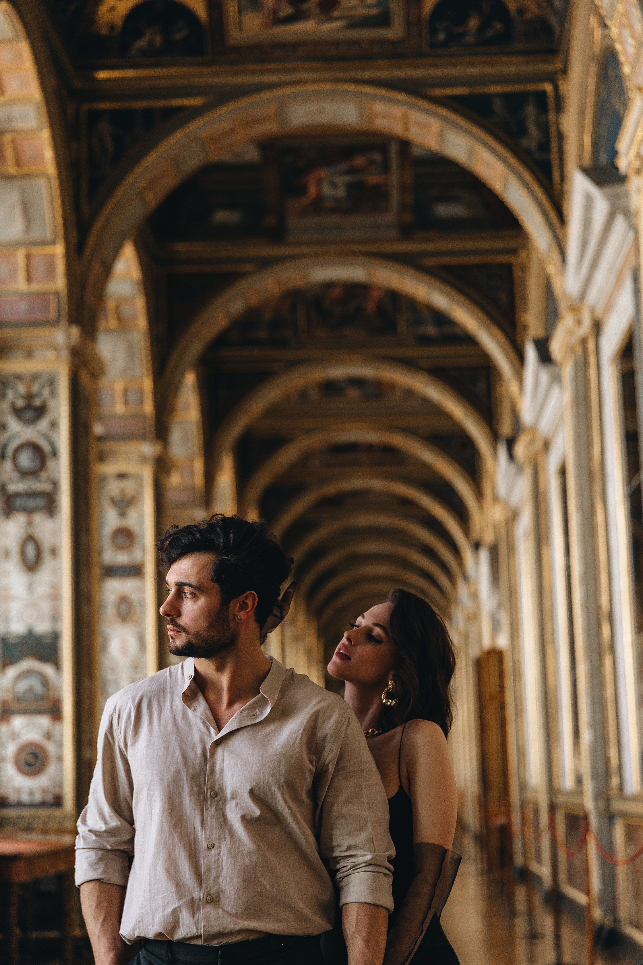 Лав стори в Эрмитаже. Свадьба. Свадебный фотограф. Свадебный фотограф и видеограф — Сергей и Дарья