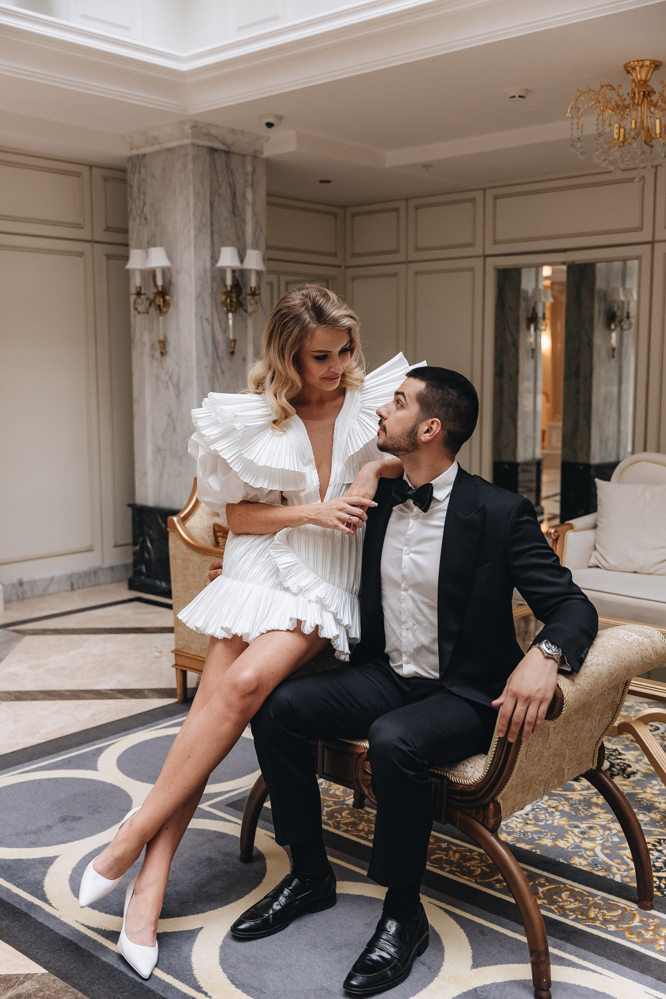 Свадебная фотосессия в отеле Tsar Palace. Свадебный фотограф и видеограф — Сергей и Дарья