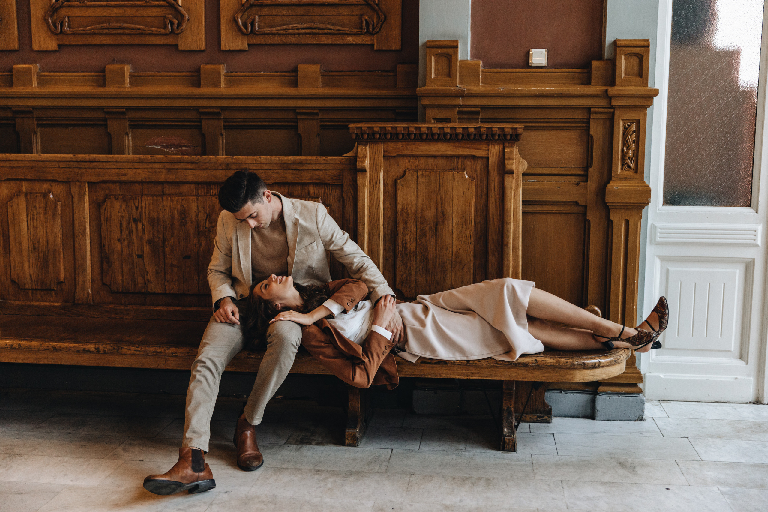 Лавстори на Витебском вокзале. Свадебный фотограф и видеограф — Сергей и Дарья