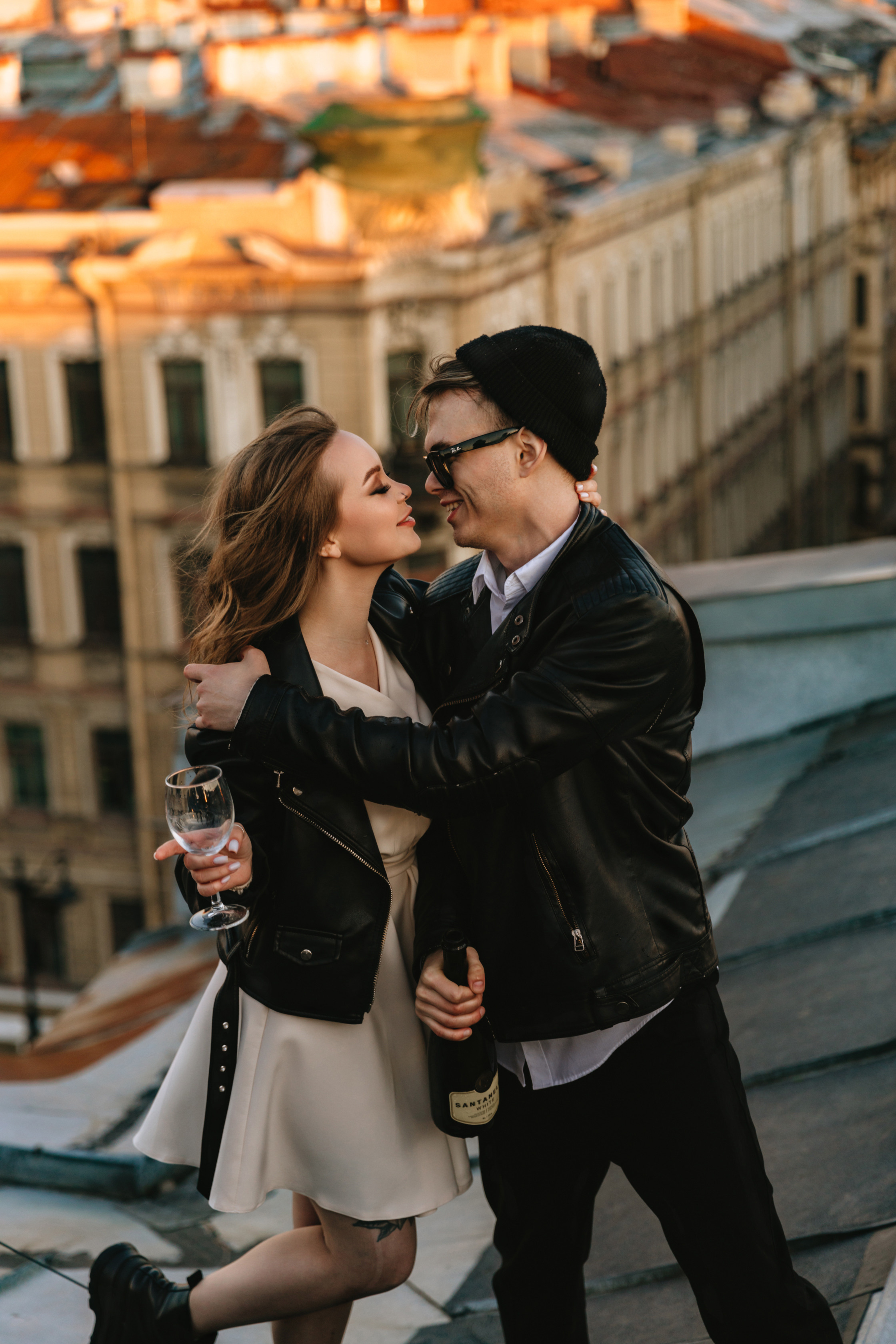 Свадебная фотосессия на крыше. Свадебный фотограф и видеограф — Сергей и Дарья