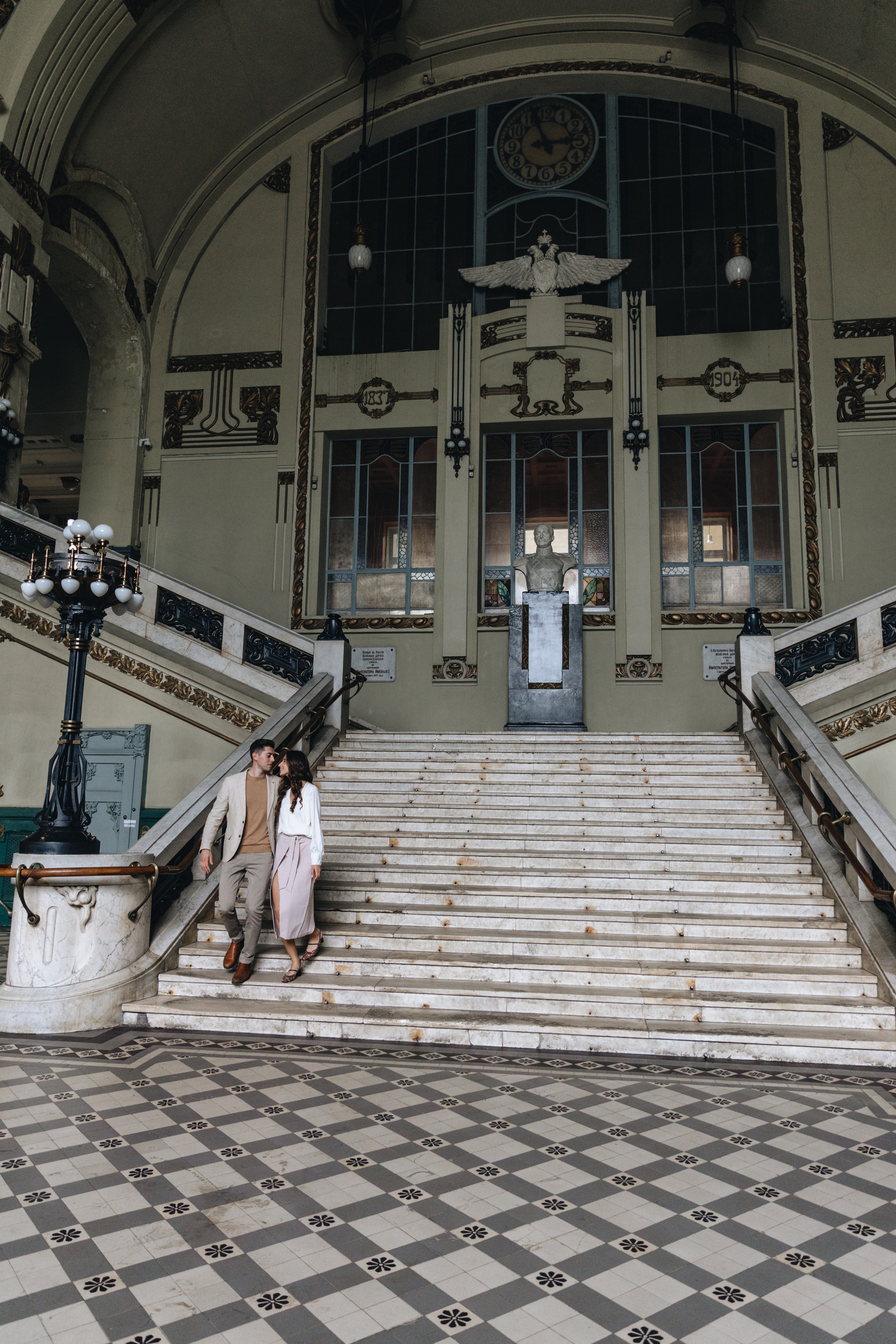 Лавстори на Витебском вокзале. Свадебный фотограф и видеограф — Сергей и Дарья