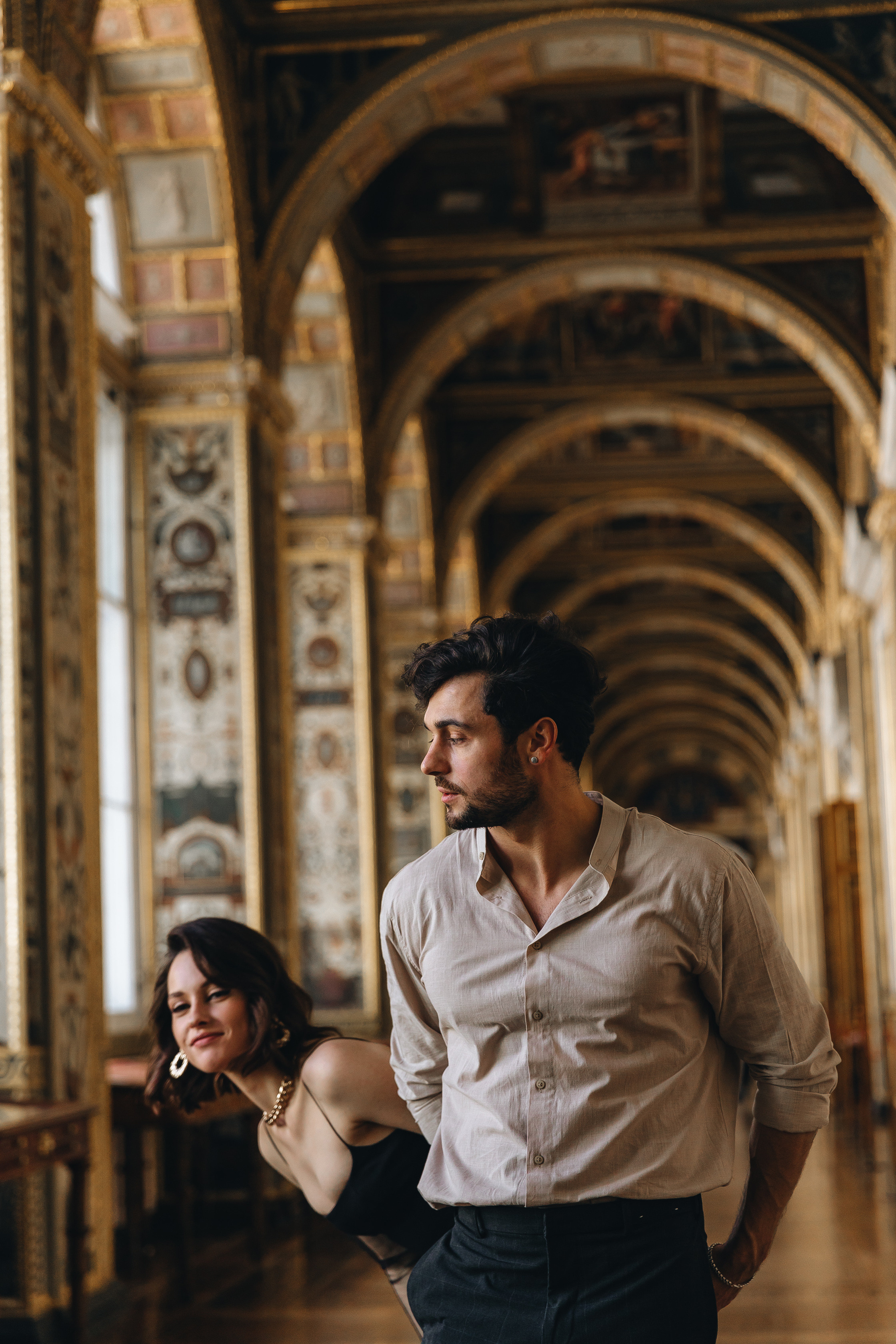 Лав стори в Эрмитаже. Свадьба. Свадебный фотограф. Свадебный фотограф и видеограф — Сергей и Дарья