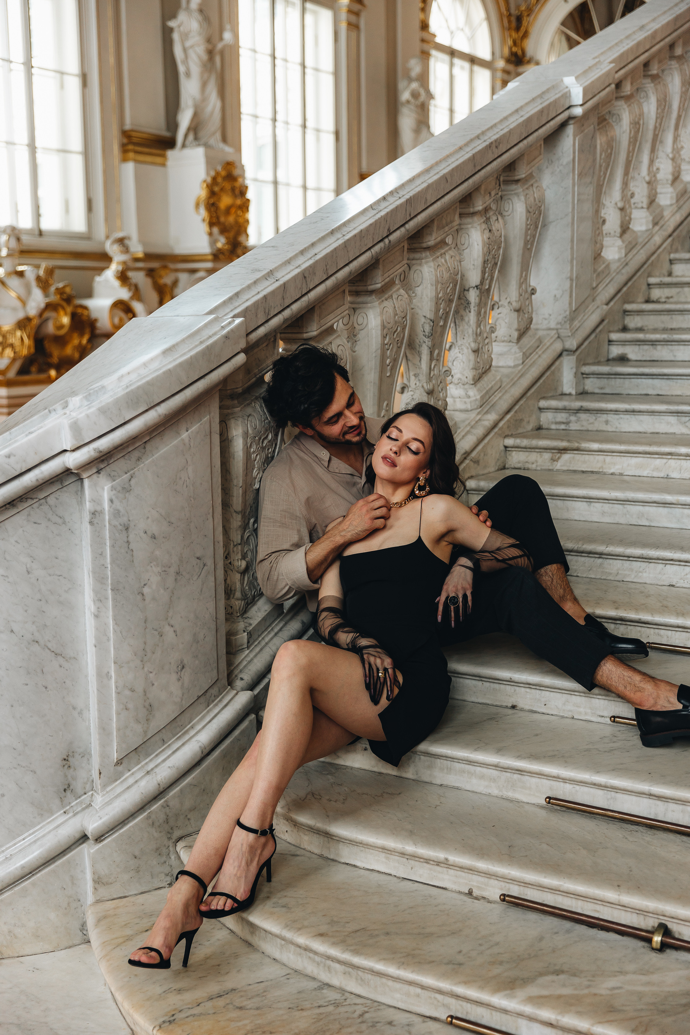 Лав стори в Эрмитаже. Свадьба. Свадебный фотограф. Свадебный фотограф и видеограф — Сергей и Дарья