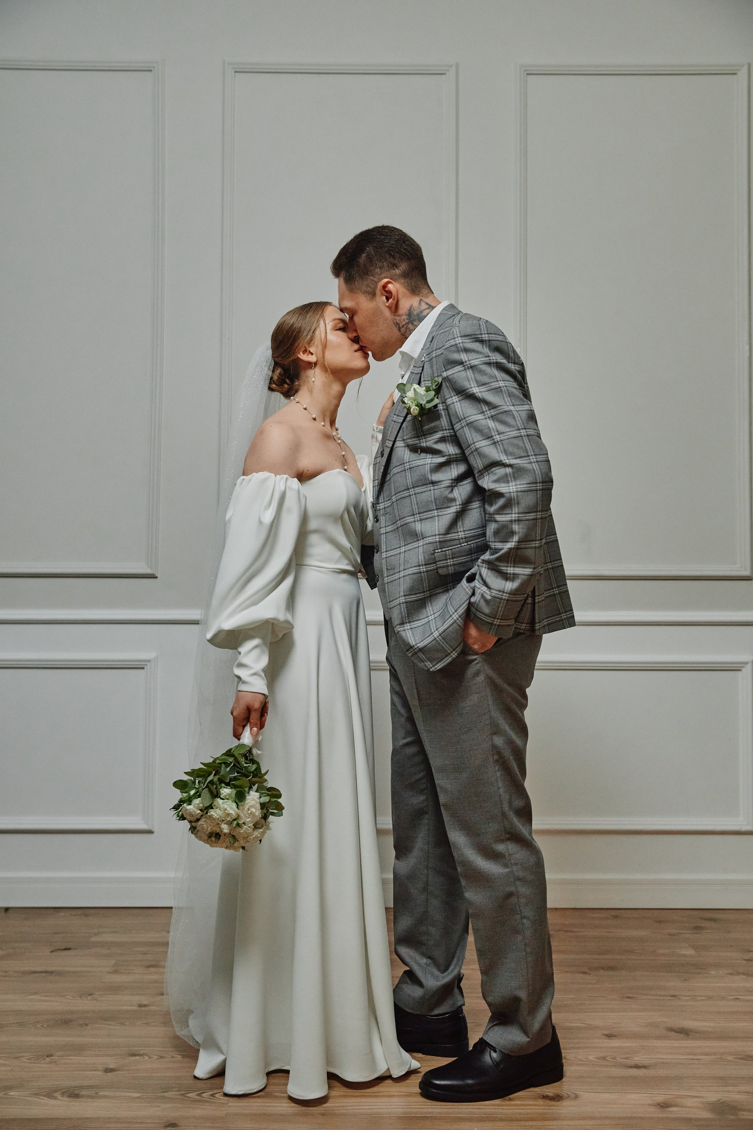 Свадебная фотосессия в студии для Андрея и Натальи