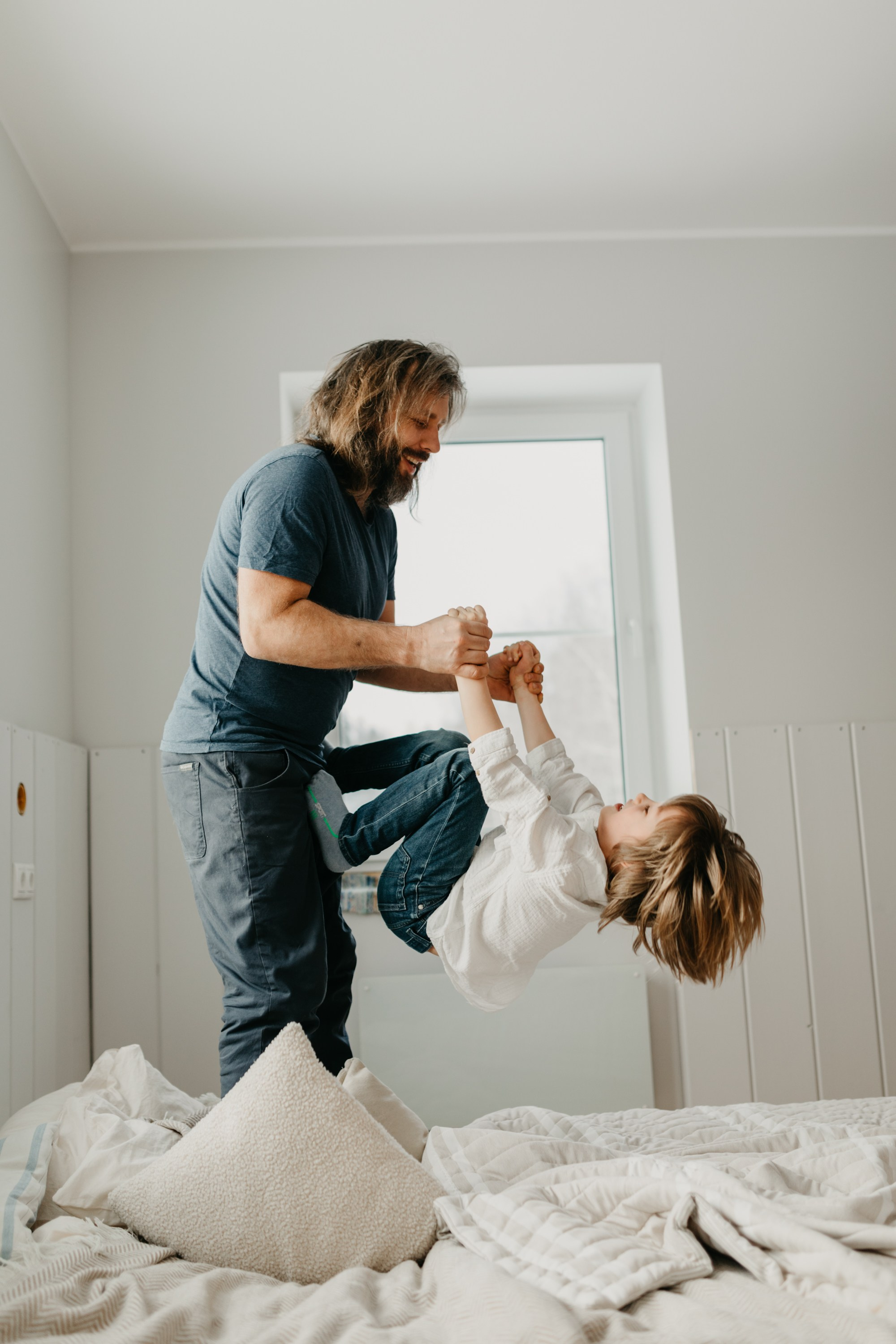 Рождественская Новогодняя Семейная Фотосессия дома. Семейный фотограф Маша Тимофеева | Москва