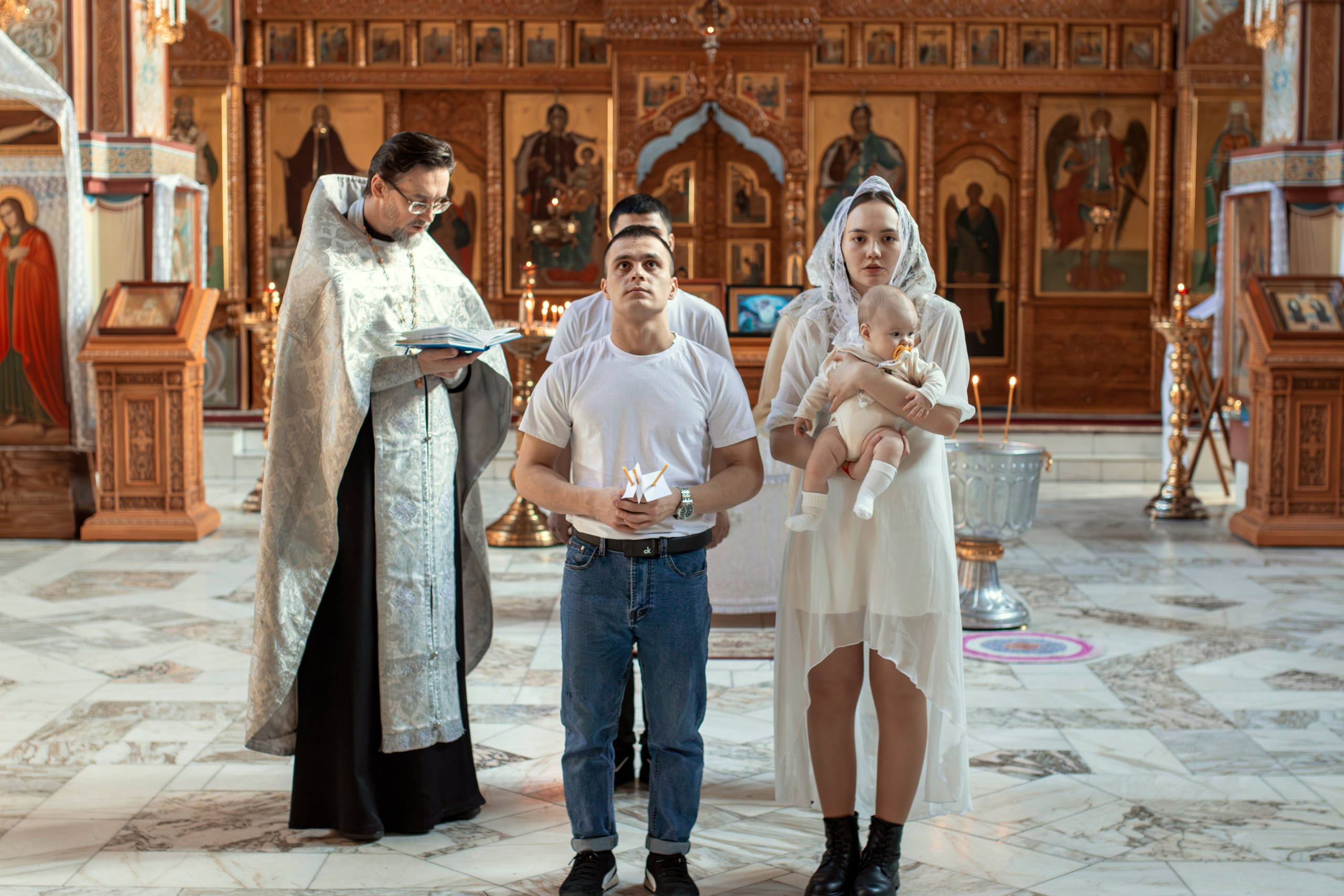 Таинство Крещения Станиславы. ТОП Фотограф на Крещение и Венчание Железногорск Алексей Мещеряков
