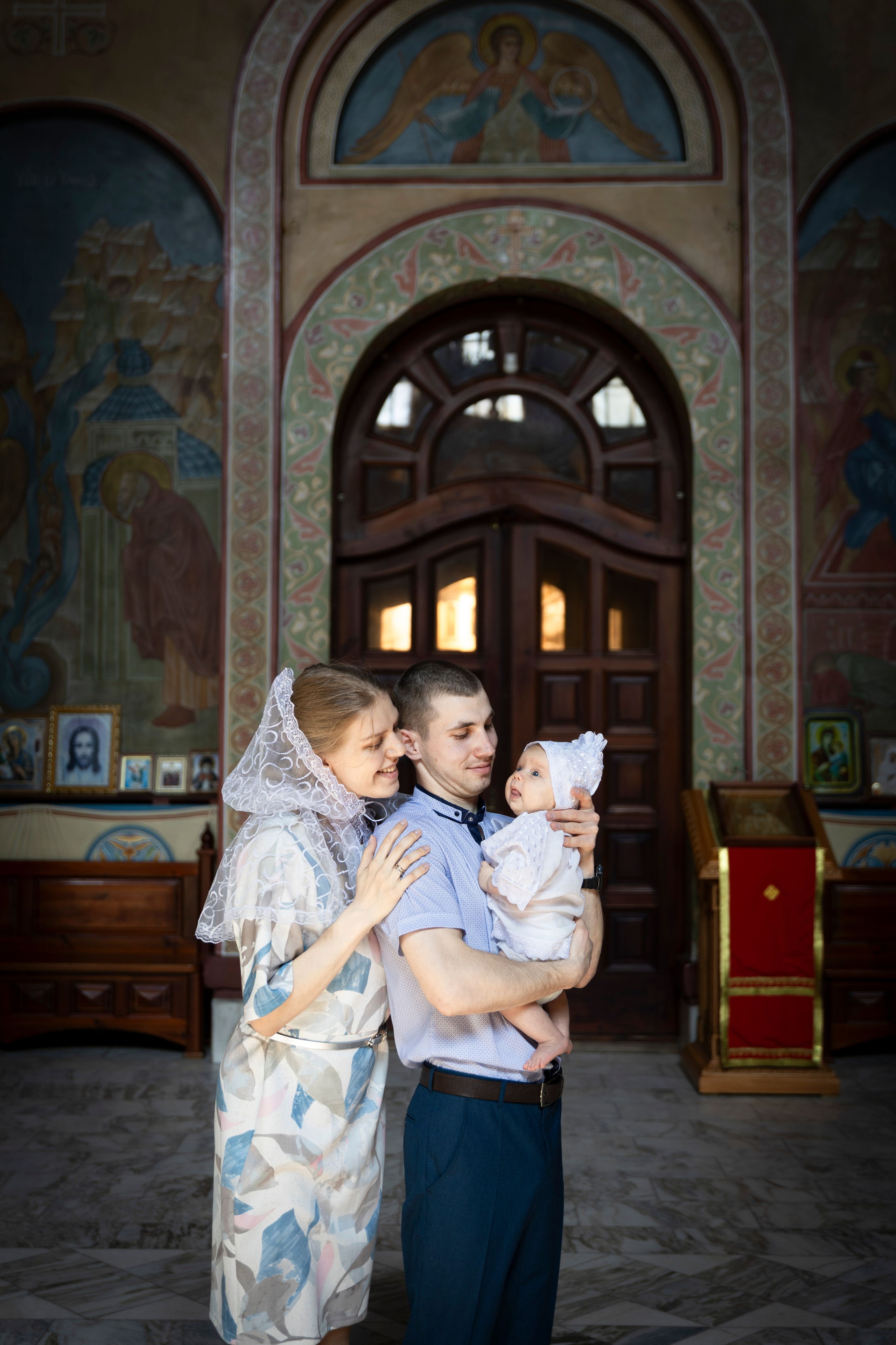 Крещение Марии. ТОП Фотограф на Крещение и Венчание Железногорск Алексей Мещеряков