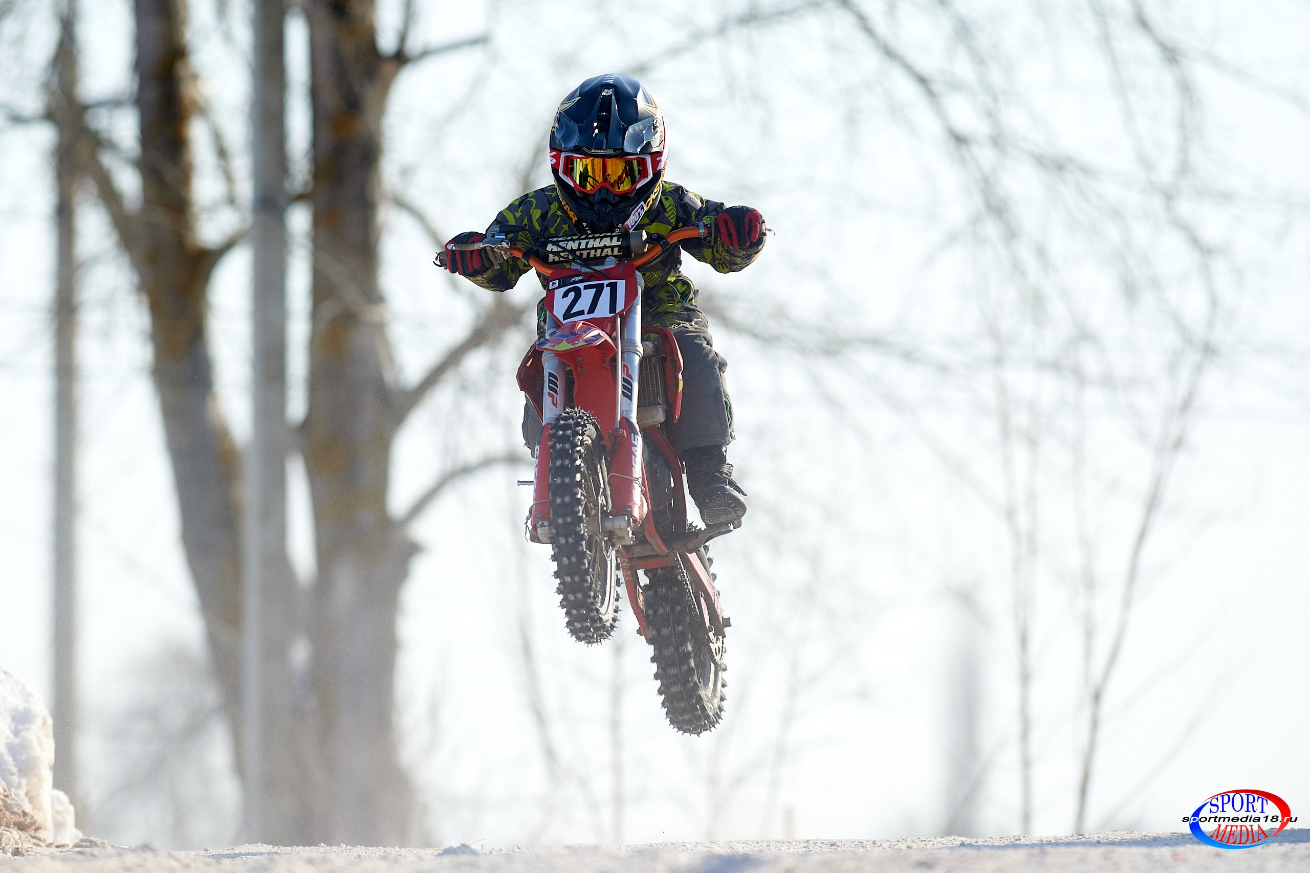 3 этап Кубка Удмуртской Республики по мотокроссу. Воткинск 23.02.2025. Спортивный репортажный фотограф в Ижевске Сергей Мерзляков