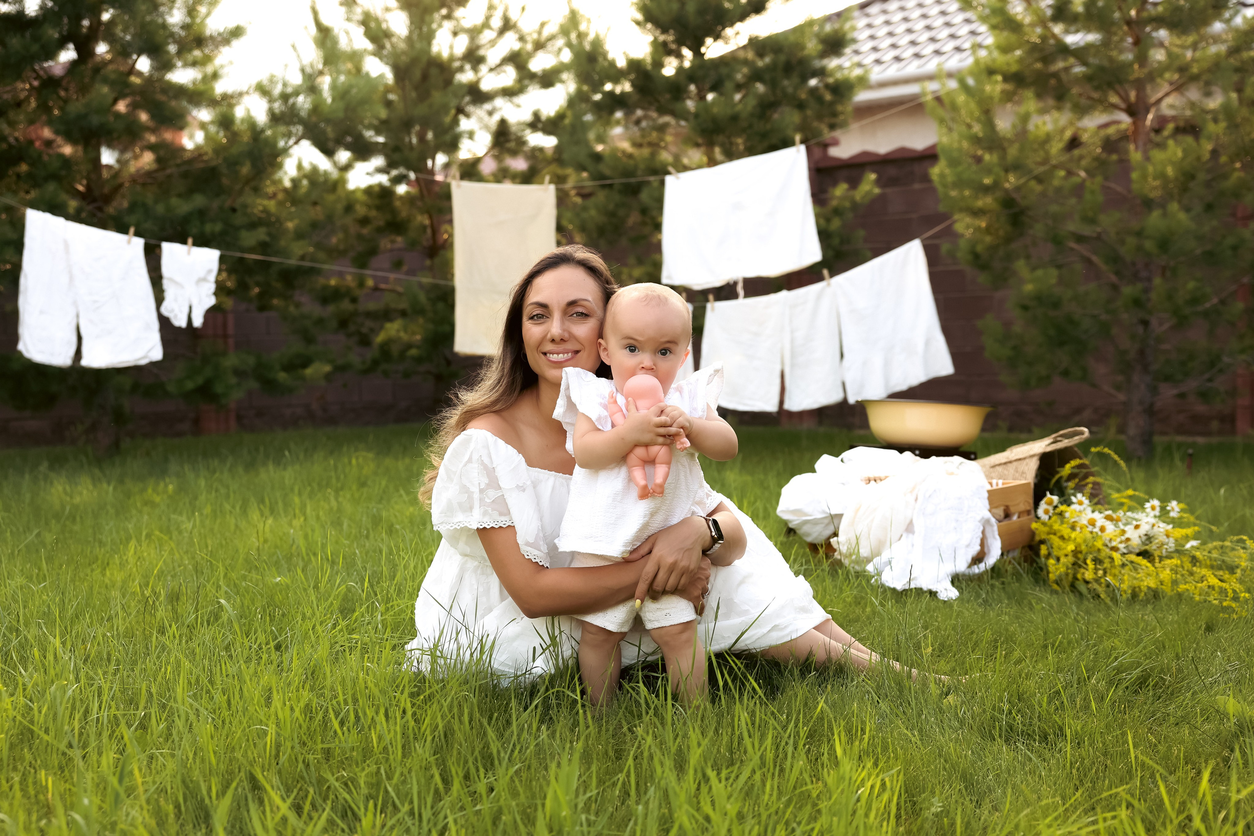 Большая стирка. Ваш семейный newborn и lifestyle фотограф в СПБ Наталья Журавлева