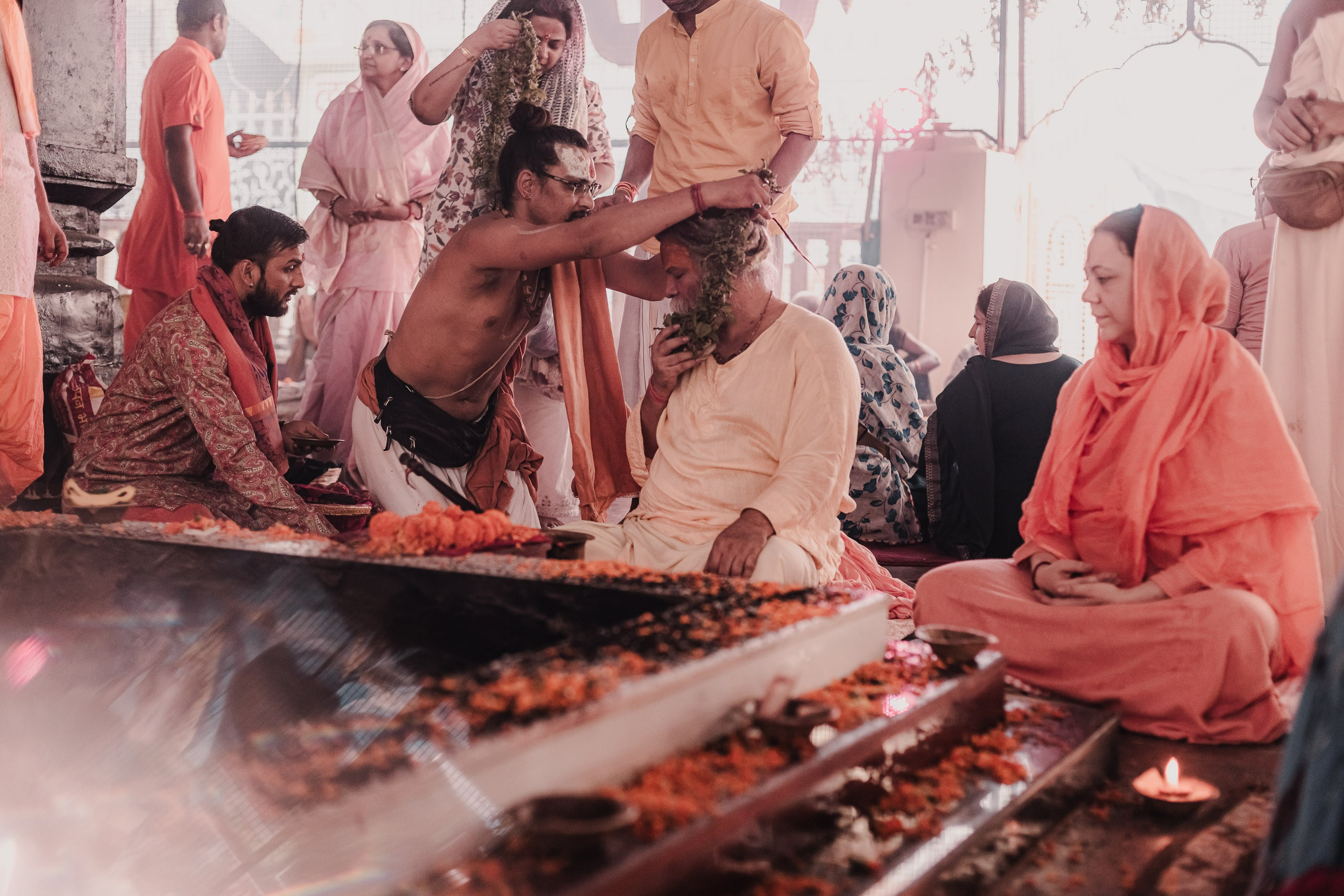 Navaratri yajna at Devraha Baba Ji ashram. Мариам Багдасарян