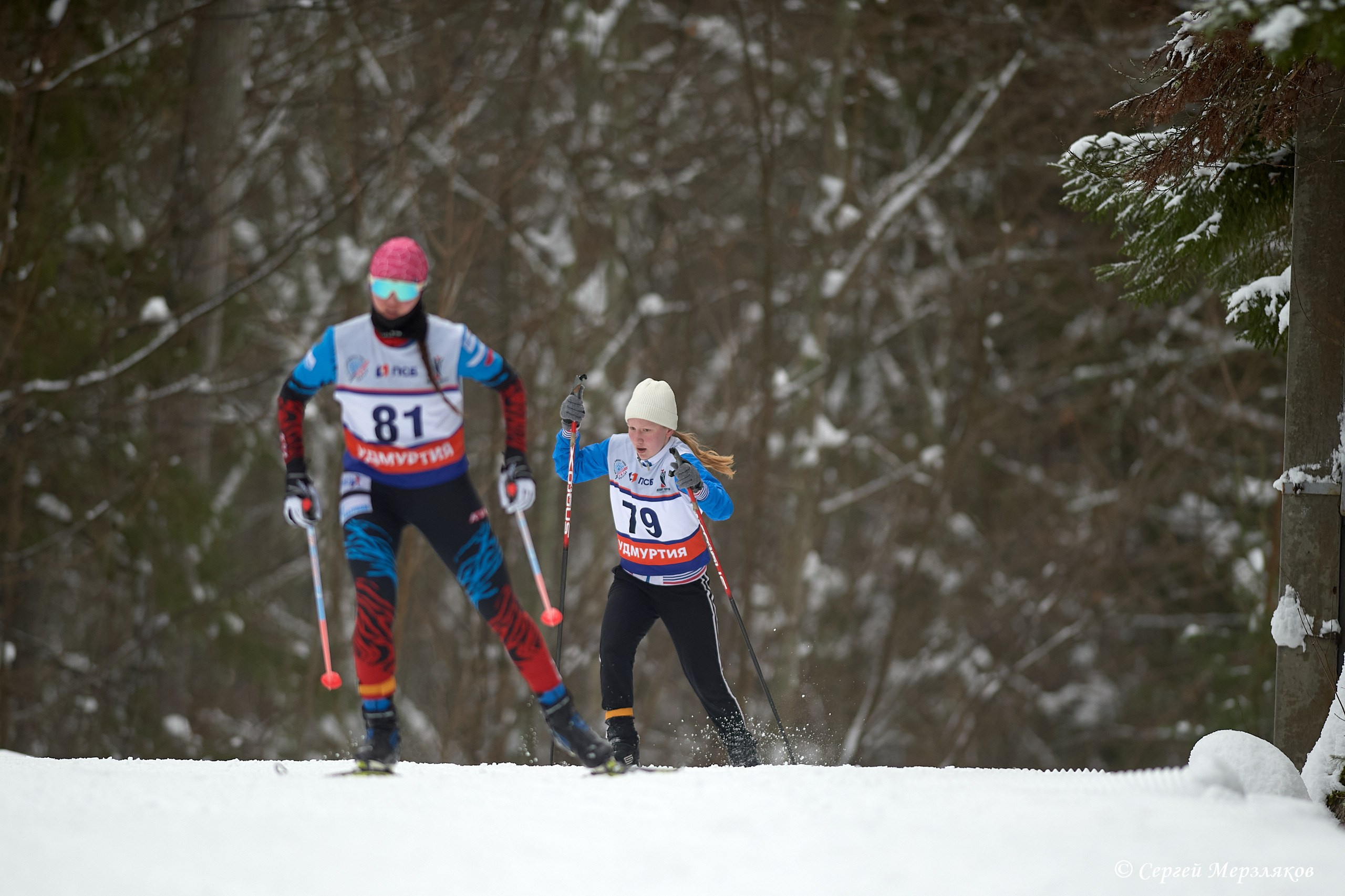 Всероссийские соревнования по лыжным гонкам на призы ЗМС Галины Кулаковой. Спортивный репортажный фотограф в Ижевске Сергей Мерзляков
