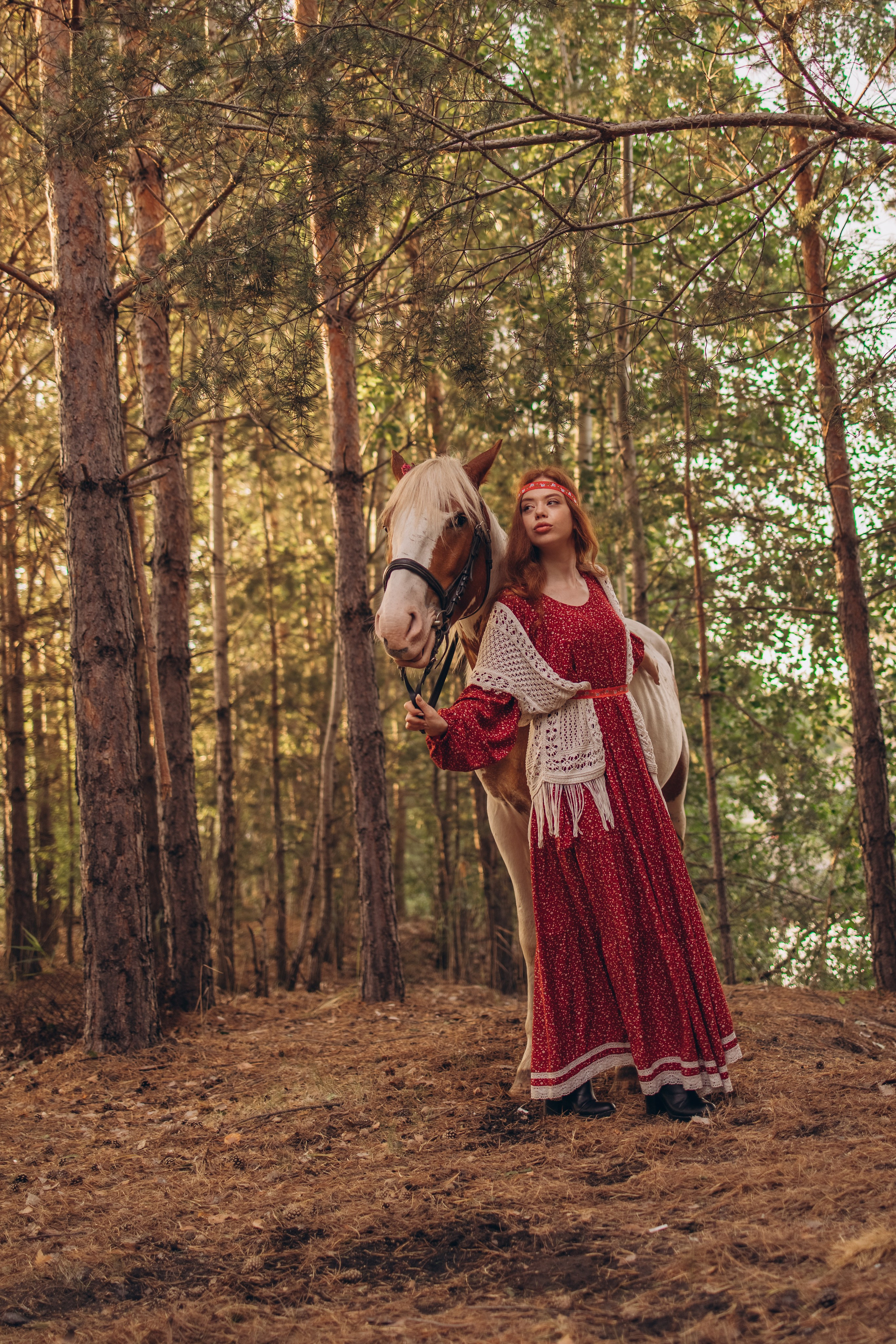 Фотоистория Кристина с лошадкой. Семейный и детский фотограф Оля в Тюмени