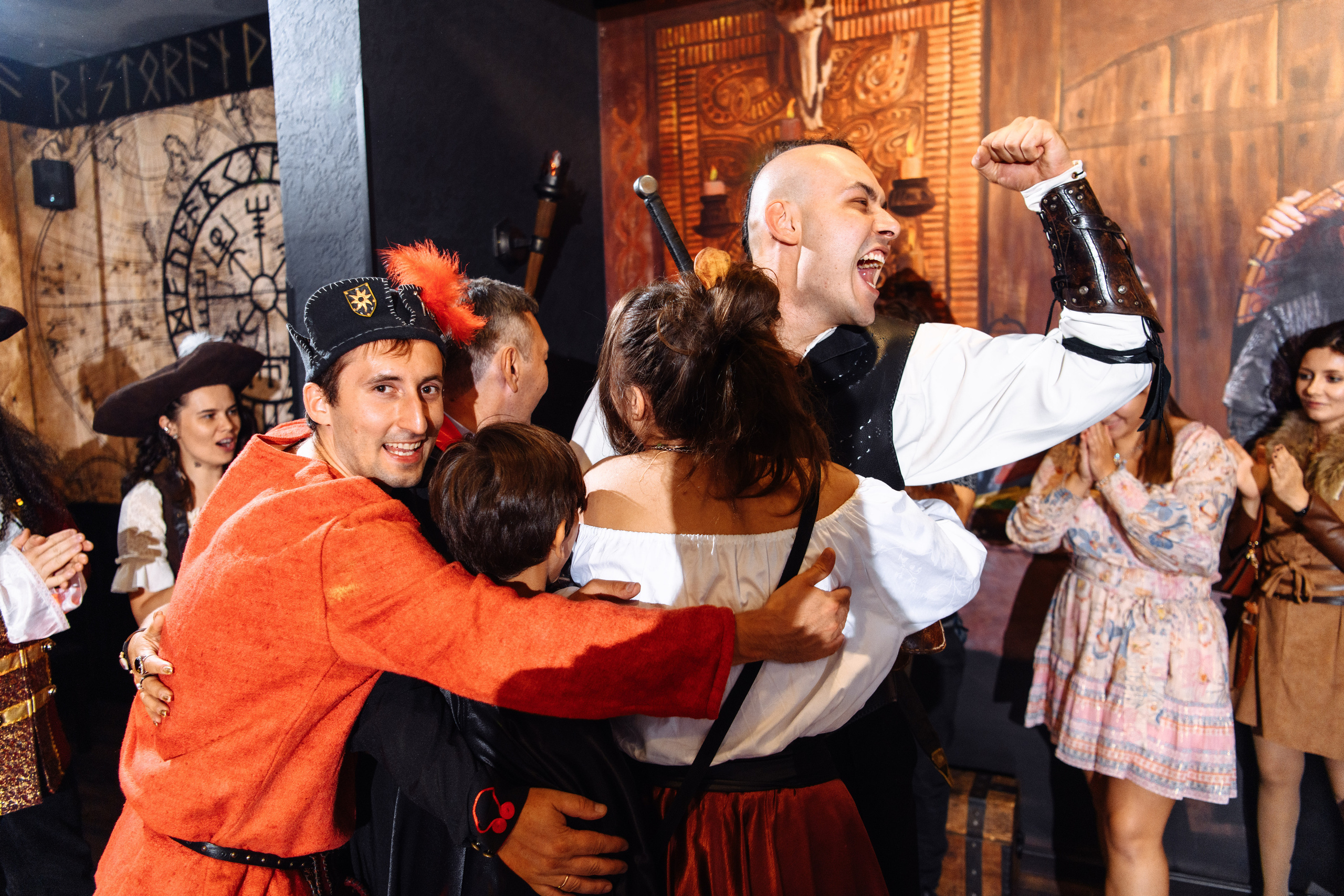 Свадьба в стиле средневековья, банкет в ресторане Викинги. Свадебный и семейный фотограф в Уфе | Винс Константин | Фотопроекты