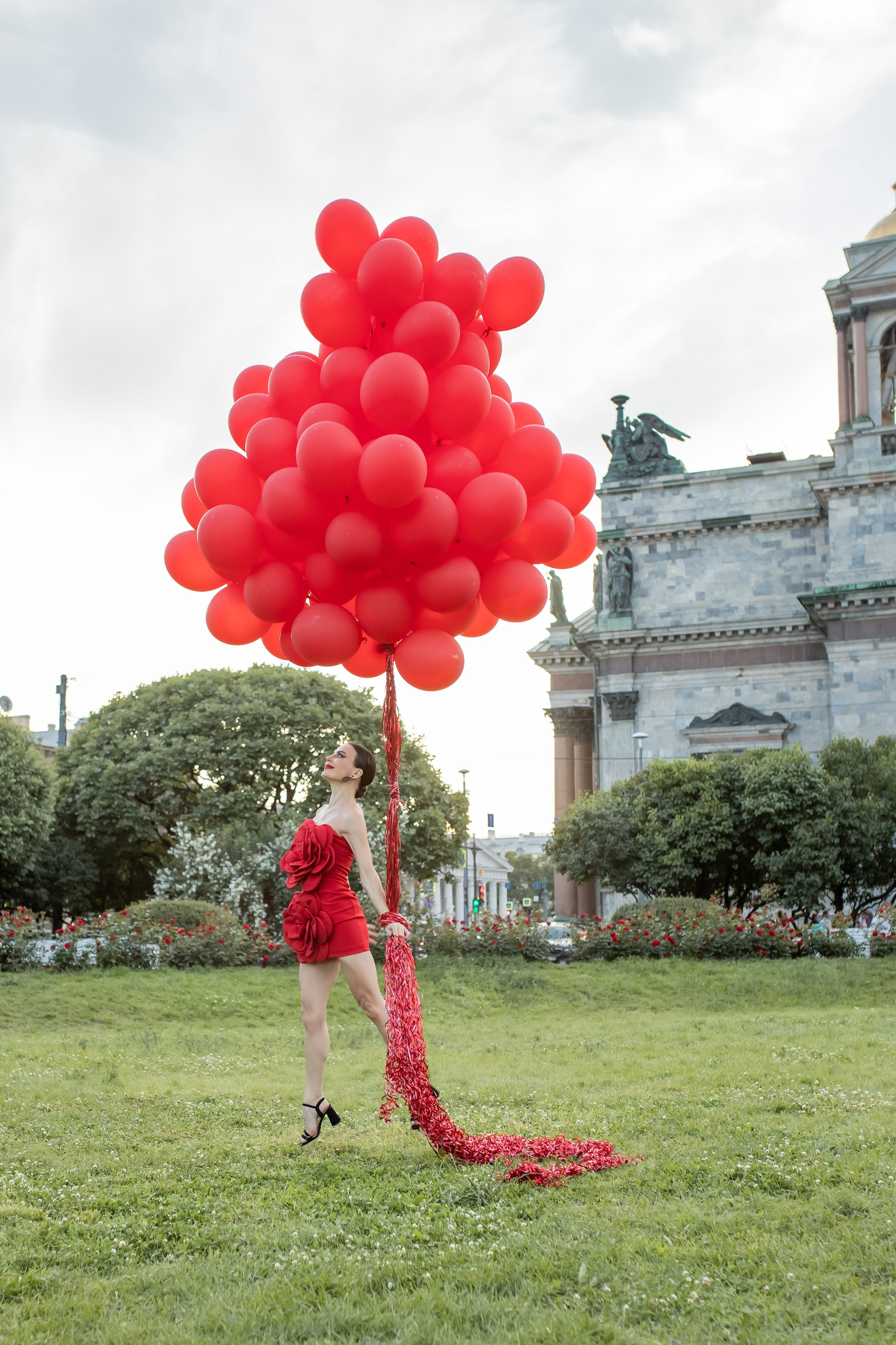 Творческая съемка с воздушными шарами. Татьяна. Свадебный и семейный фотограф в Колпино и СПб Юлия Папанова