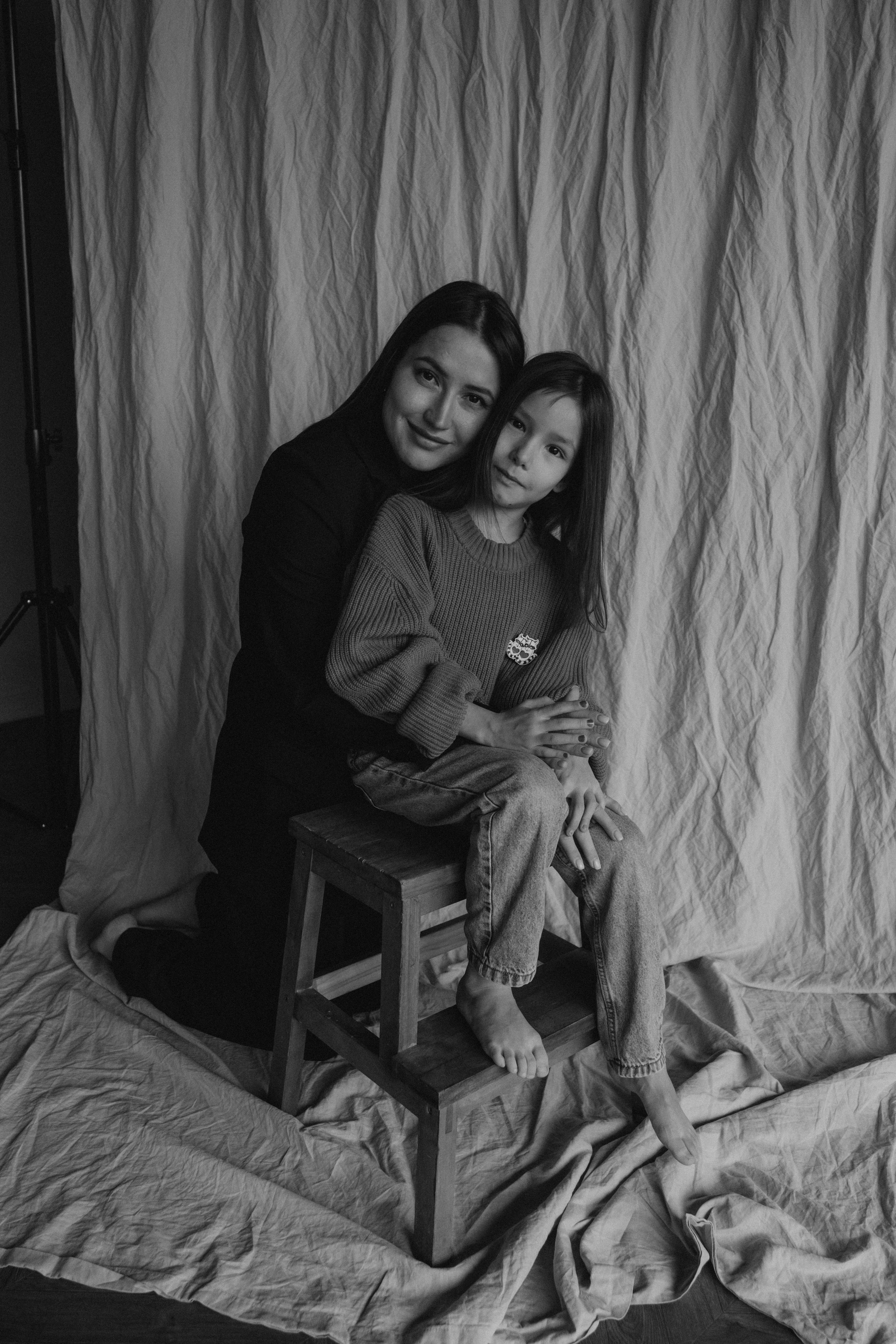 Мама и дочка. Фотограф Астафьева Мария
