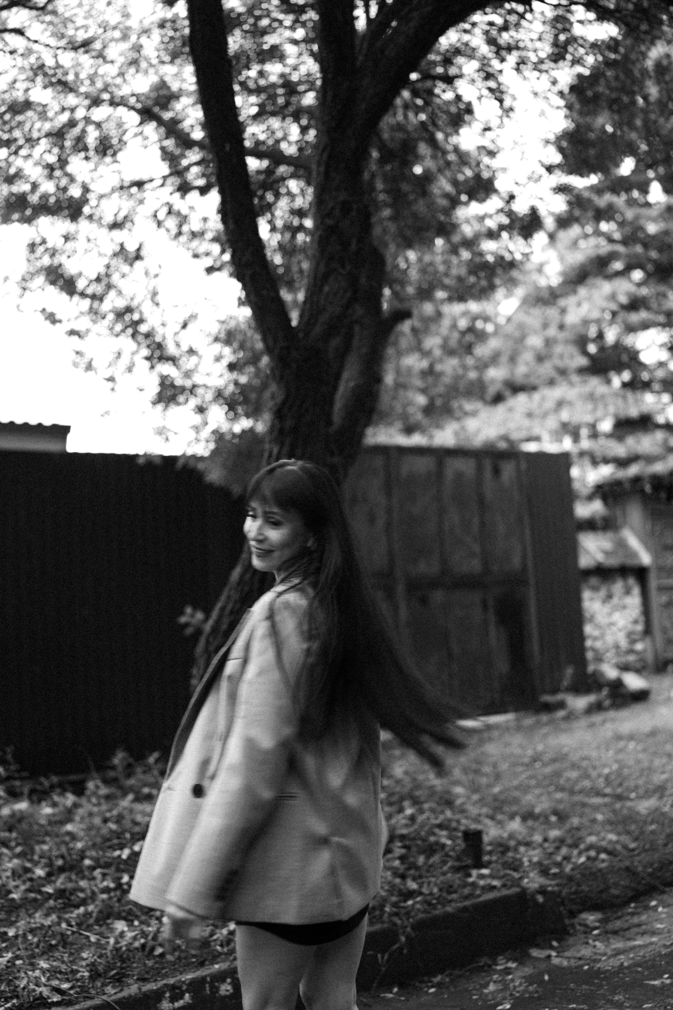 Галина (прогулка под дождём). Фотограф в Москве