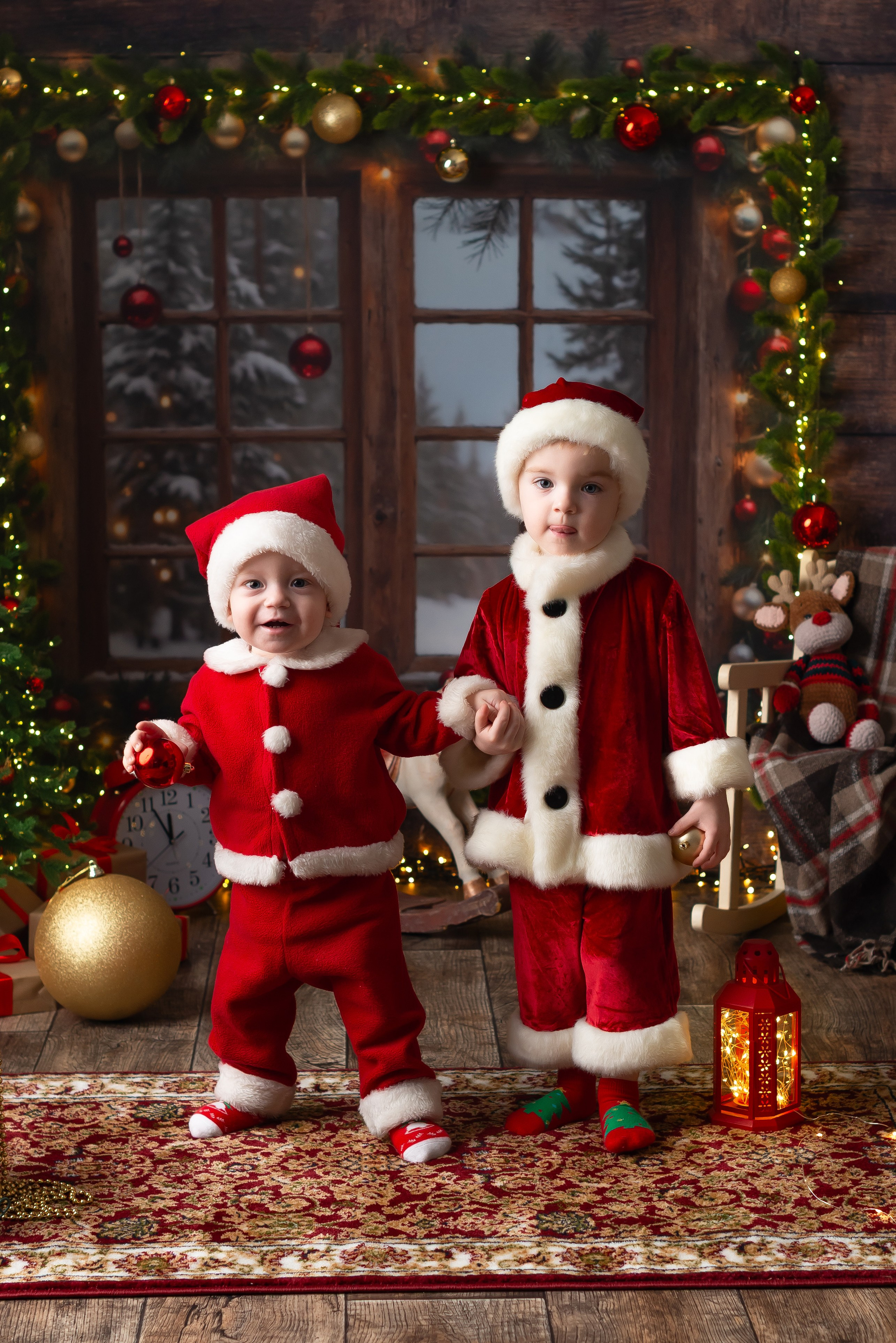 Детская новогодняя фотосессия. Детская фотостудия «Мандаринка» | Детский фотограф Краснодар