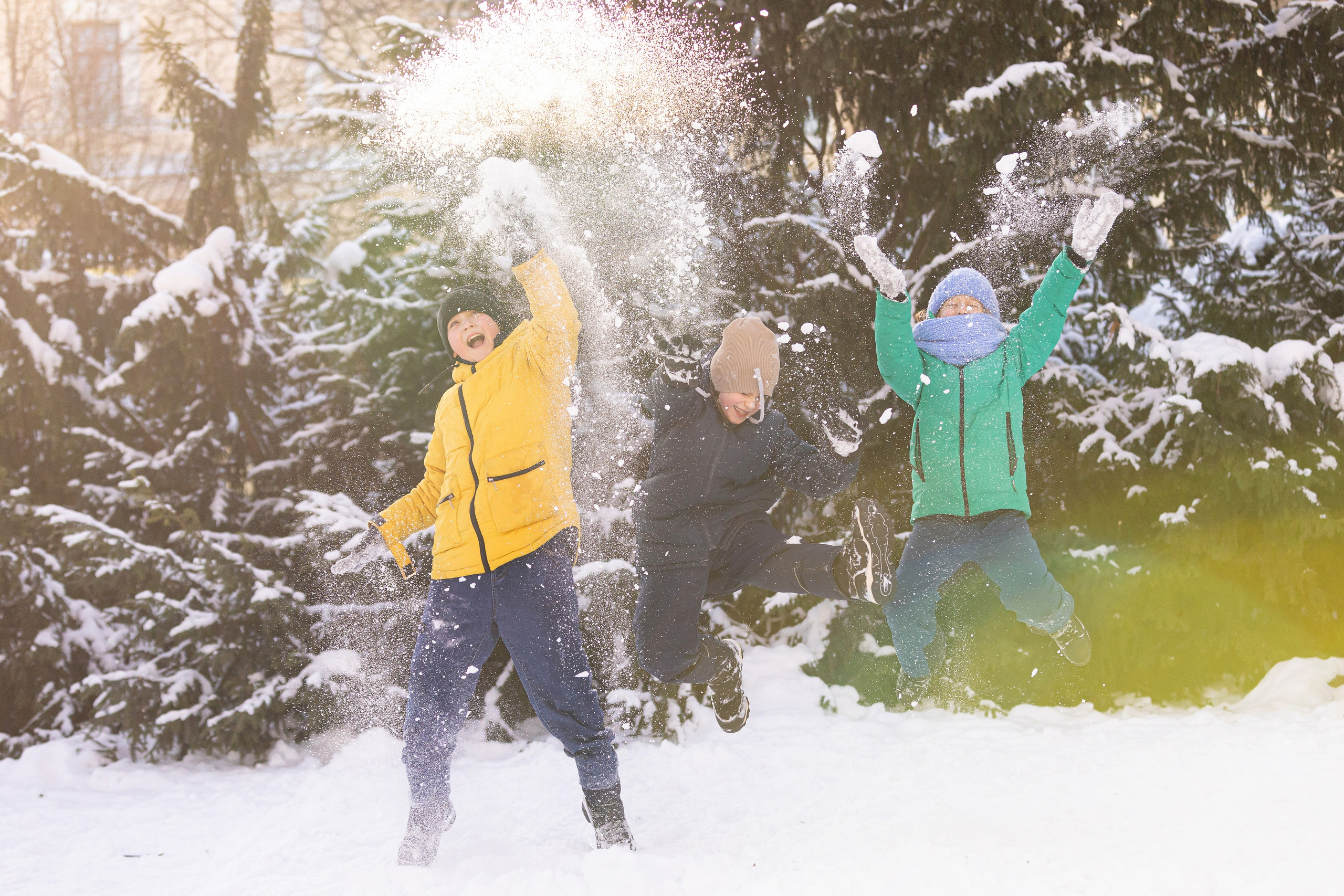 Зима. Начальная школа. Свадебный, семейный, детский фотограф в Санкт-Петербурге