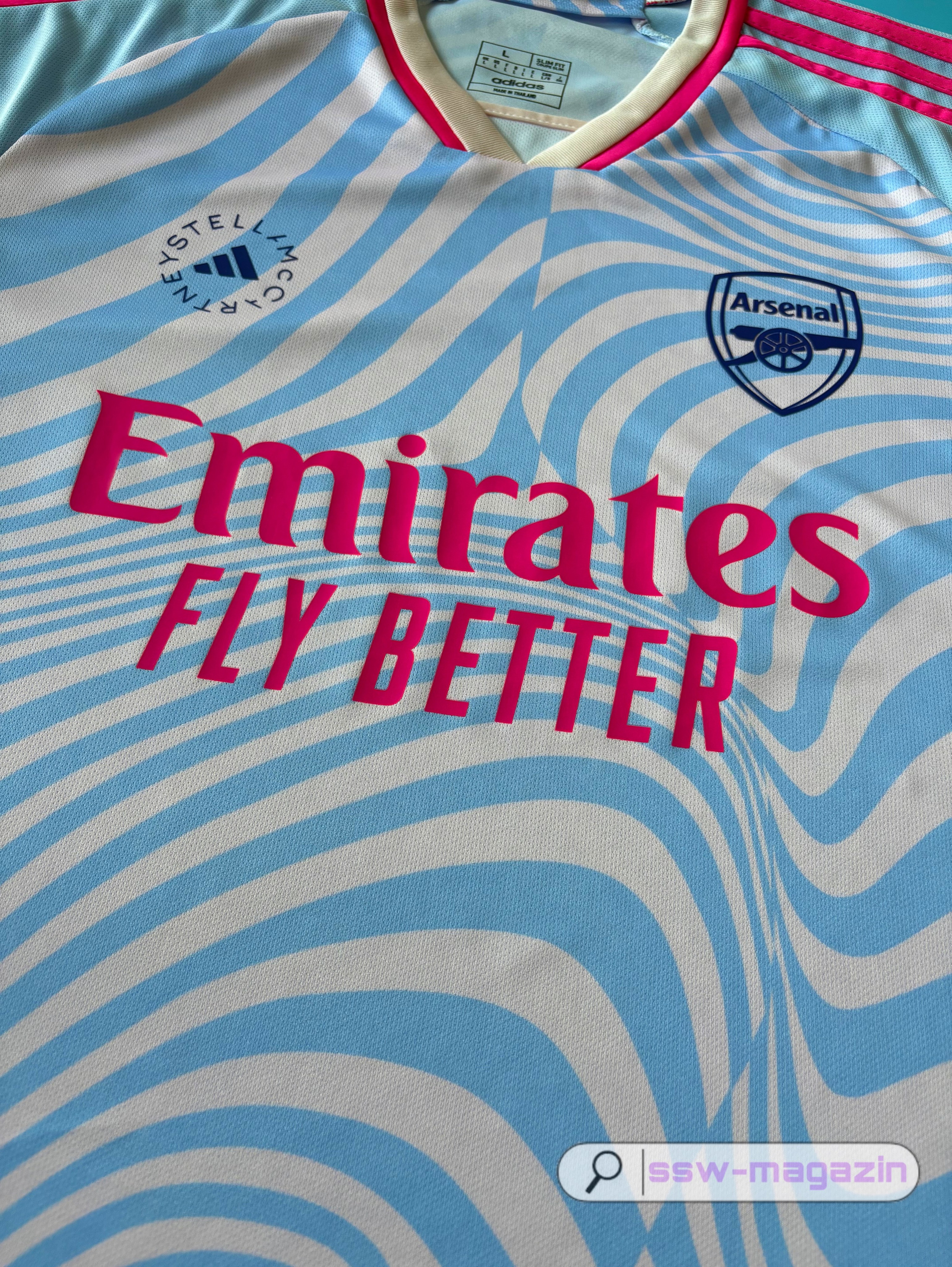 Футболка Arsenal Stella McCartney купить. Футбольный магазин — ssw_magazin