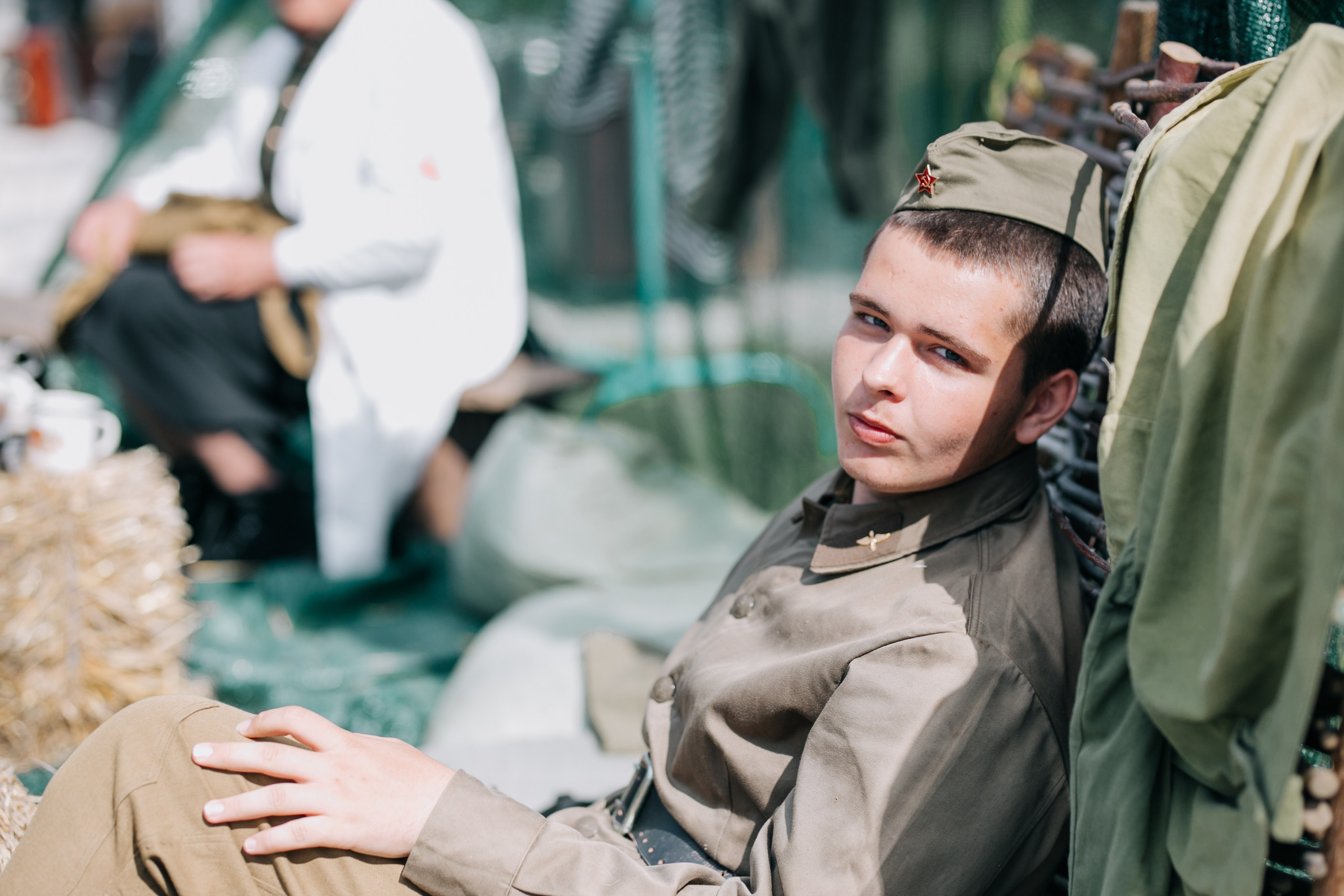 День освобождения Бахчисарая от нееко-фашистских захватчиков. Фотограф в Крыму