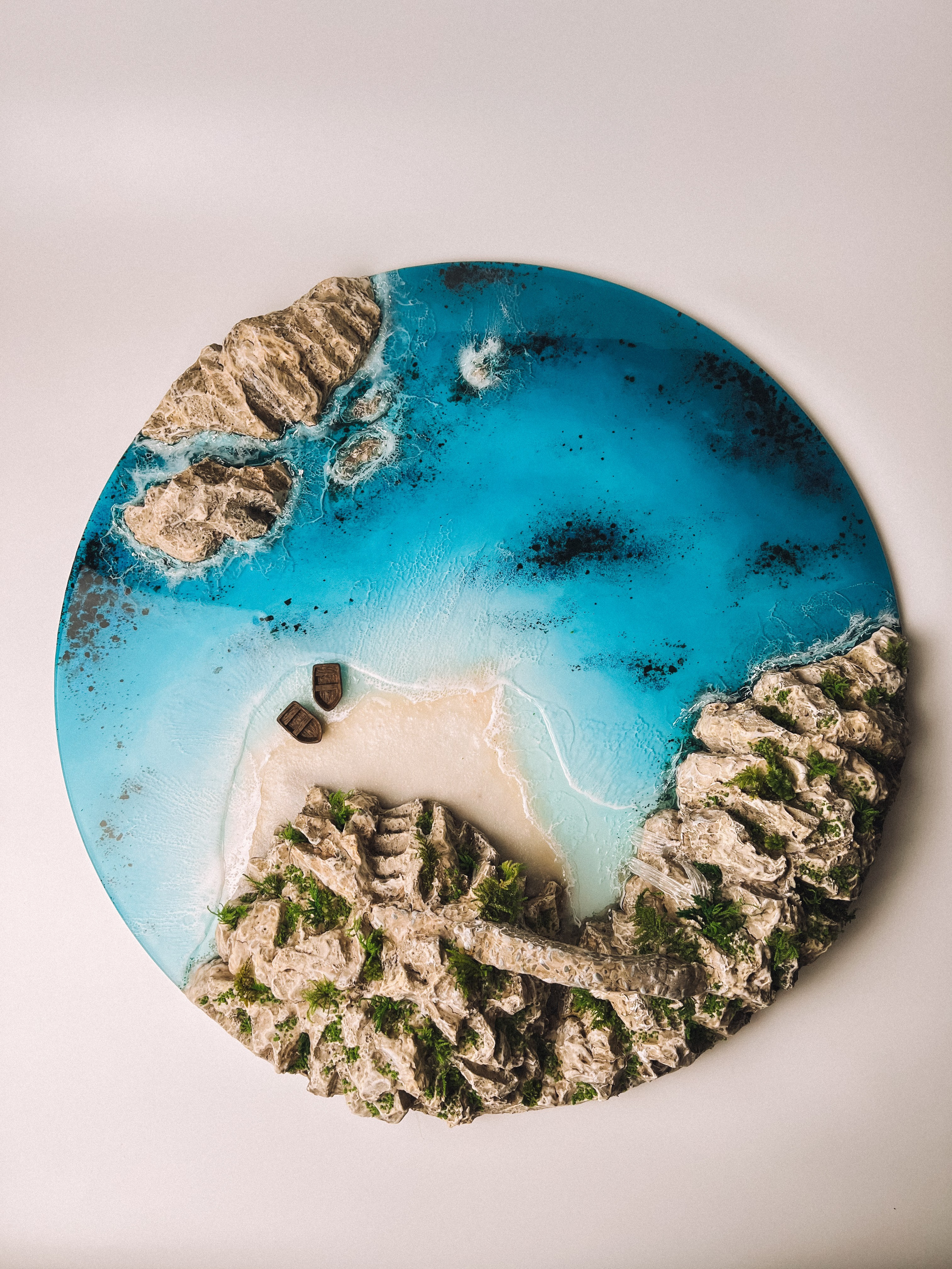 Эпоксидная смола. Seatales — эпоксидная смола и спиртовые чернила